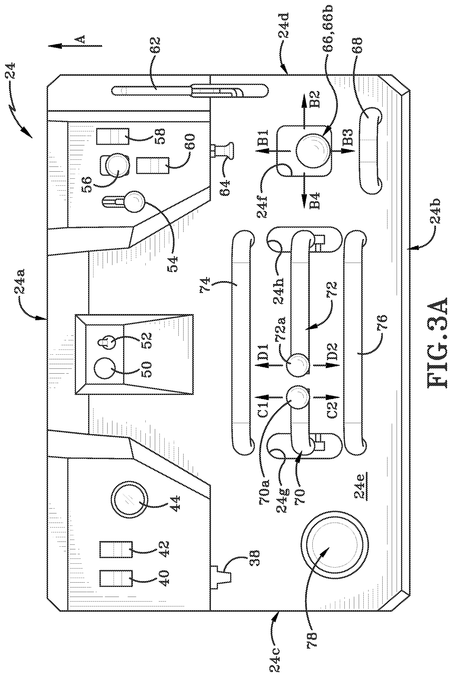 Patent US11814802 Figure 3 – Power unit for treating a surface