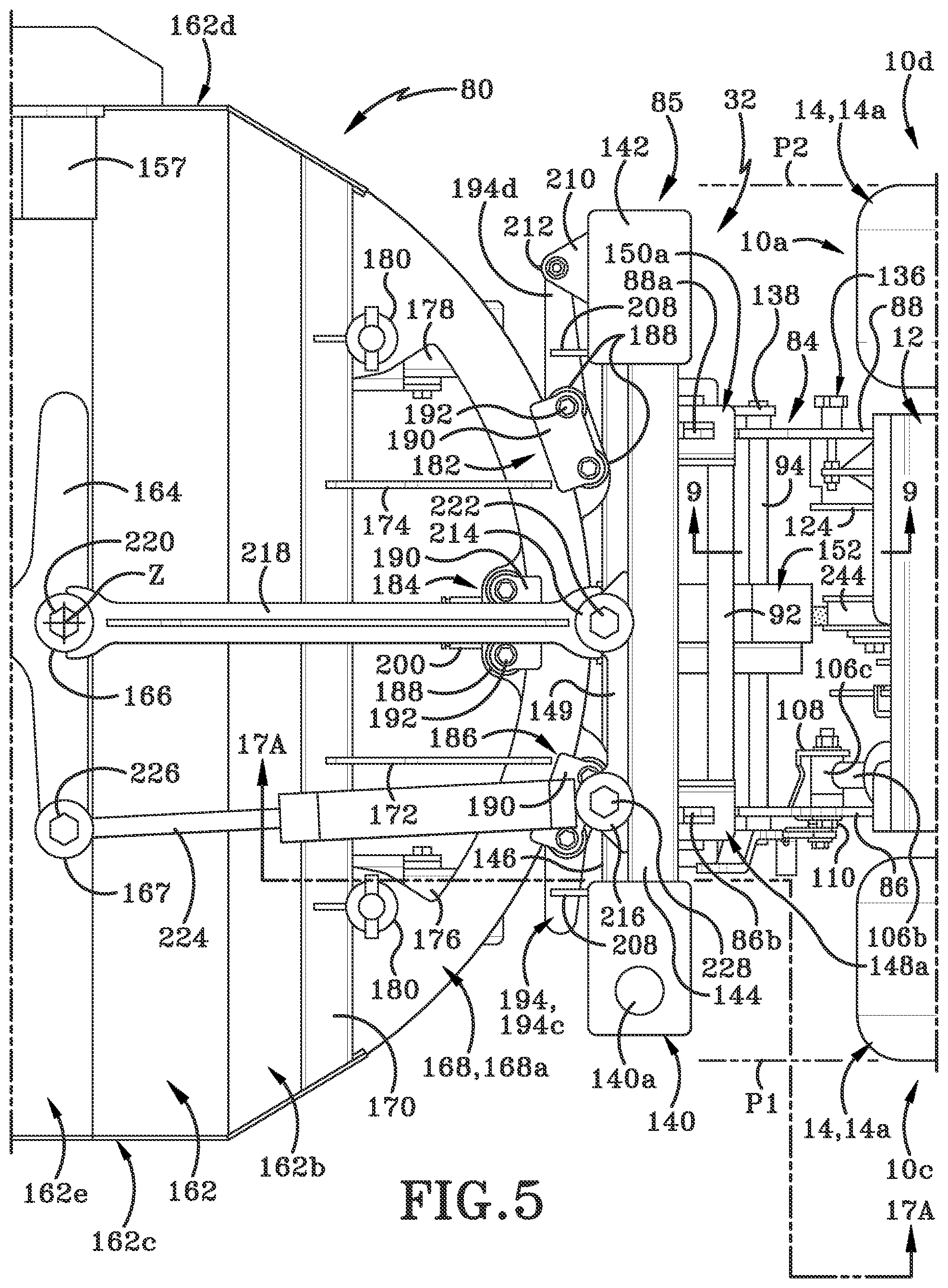 Patent US11814802 Figure 8 – Power unit for treating a surface