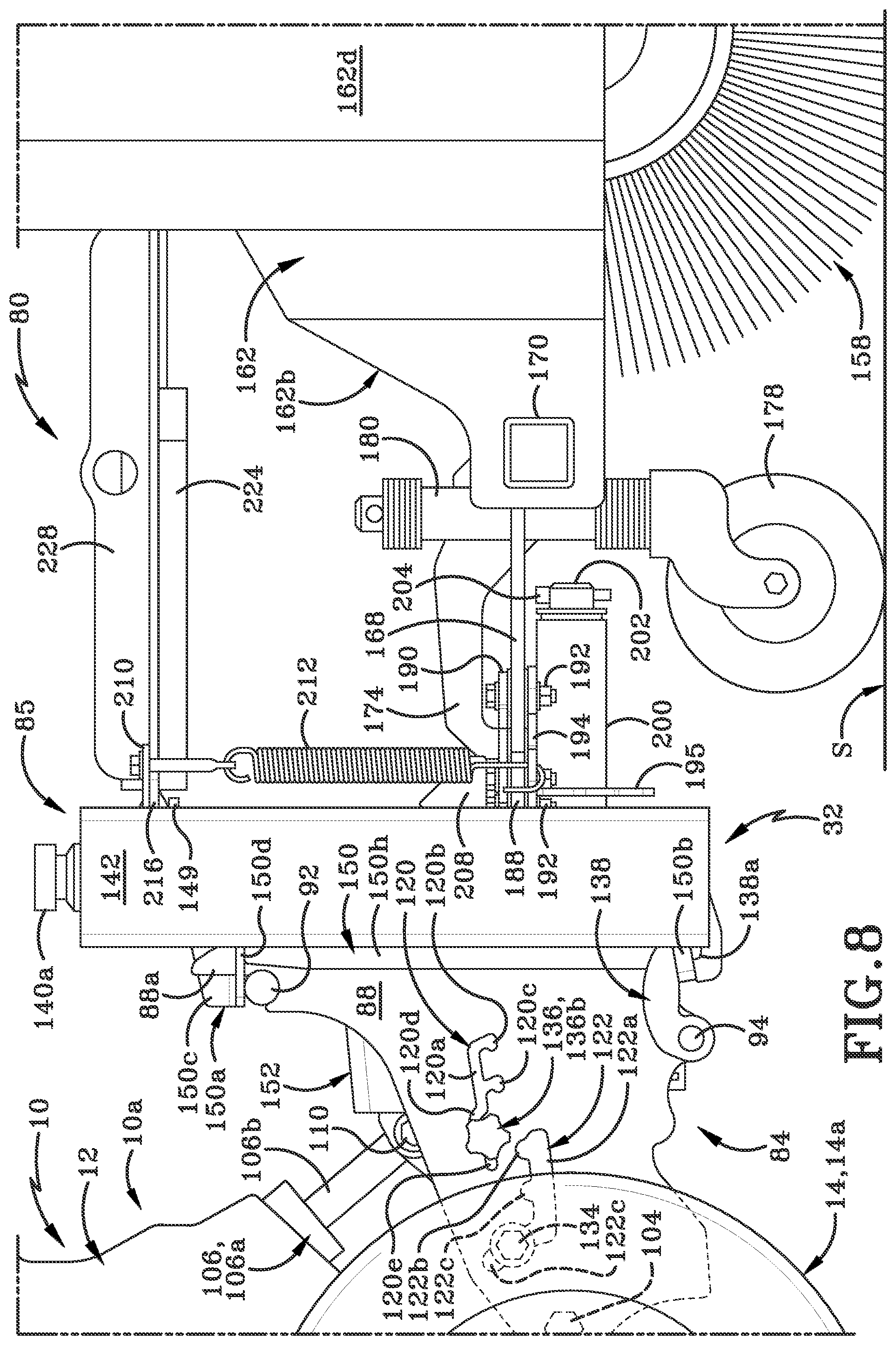 Patent US11814802 Figure 11 – Power unit for treating a surface