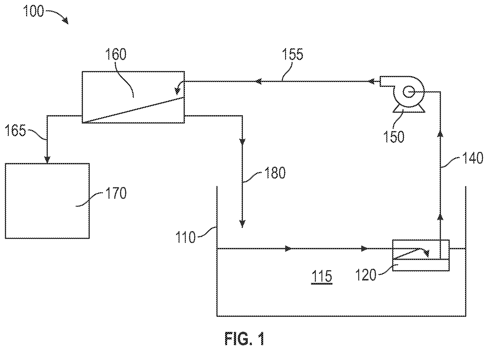 Patent US11814804 — System for removing polymer pellets and other contaminants from water reservoirs — Figure 1