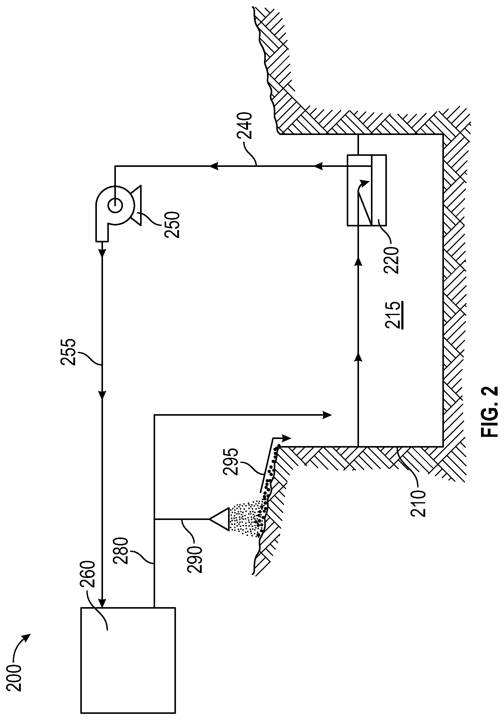Patent US11814804 Figure 2 – System for removing polymer pellets and other contaminants from water reservoirs