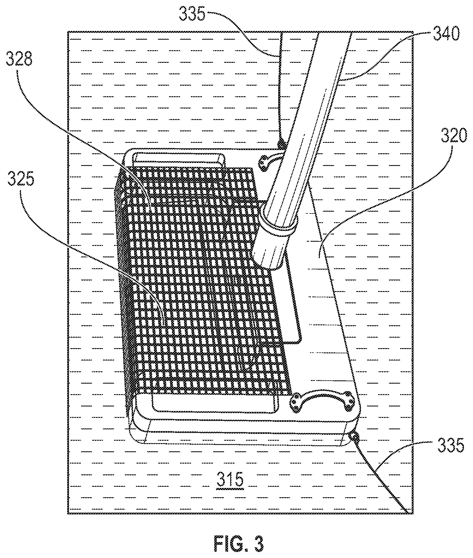 Patent US11814804 Figure 3 – System for removing polymer pellets and other contaminants from water reservoirs