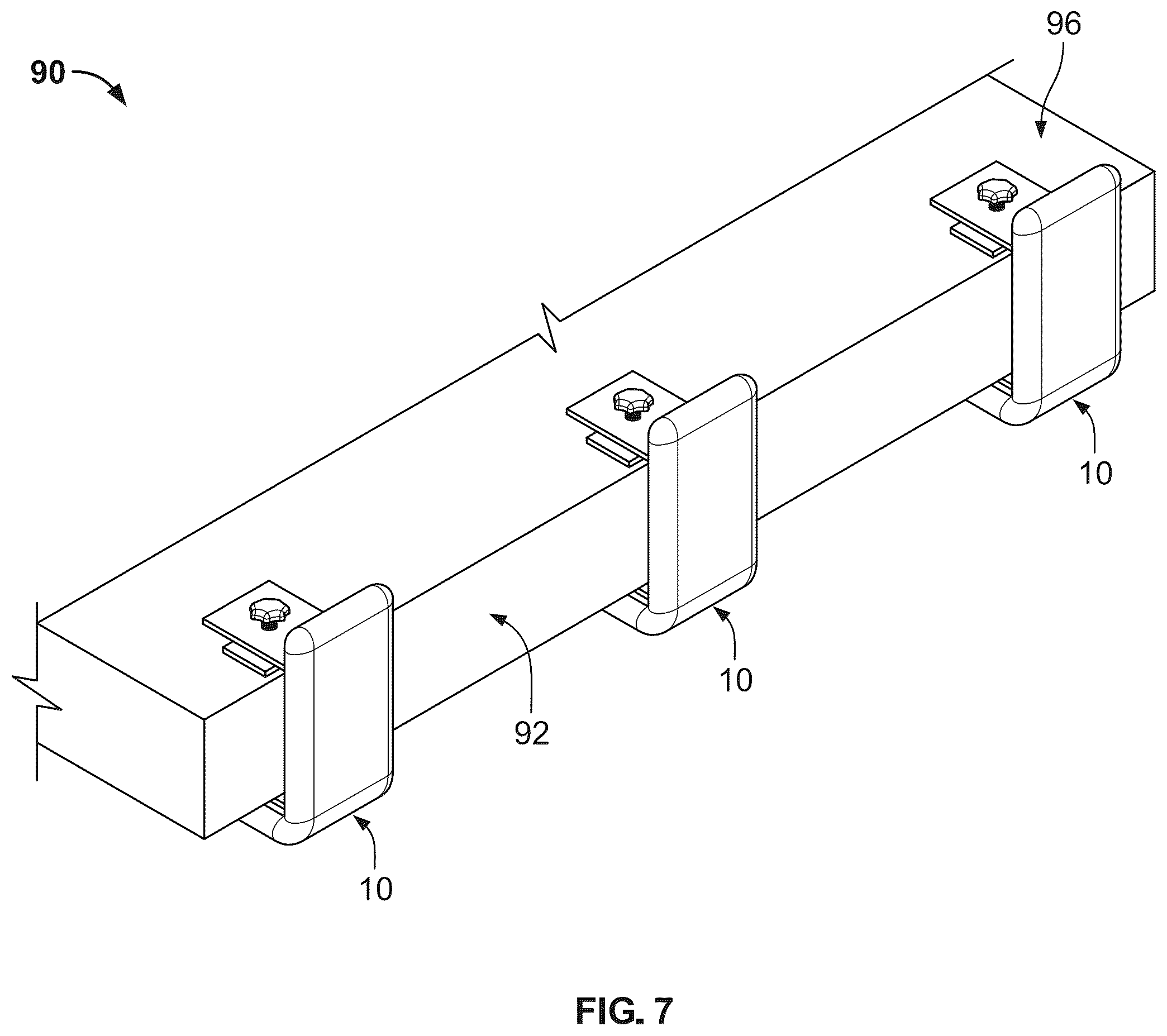 Patent US11814805 Figure 8 – Boat dock bumper and method of using the same