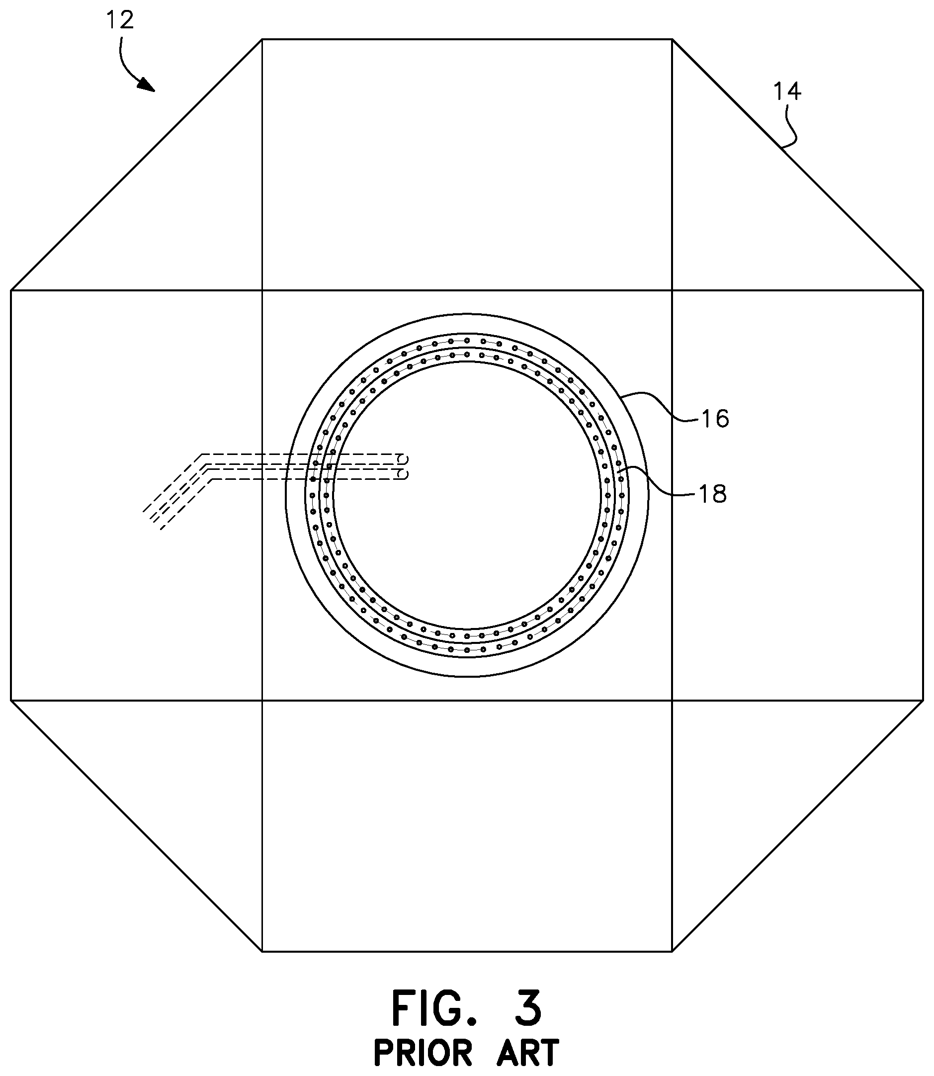 Patent US11814808 Figure 3 – Retrofit reinforcing structure addition and method for wind turbine concrete gravity spread foundations and the like