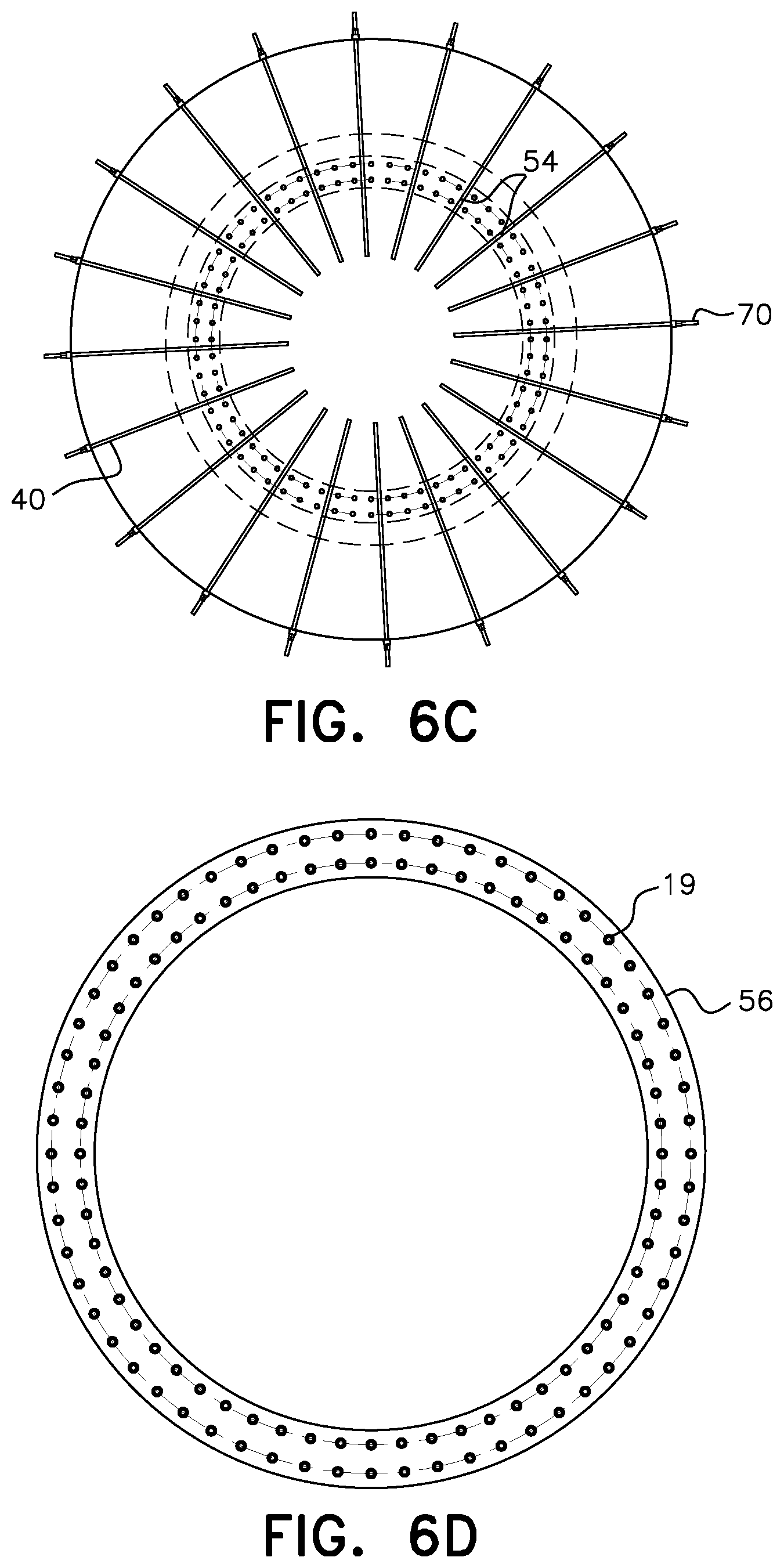 Patent US11814808 Figure 8 – Retrofit reinforcing structure addition and method for wind turbine concrete gravity spread foundations and the like