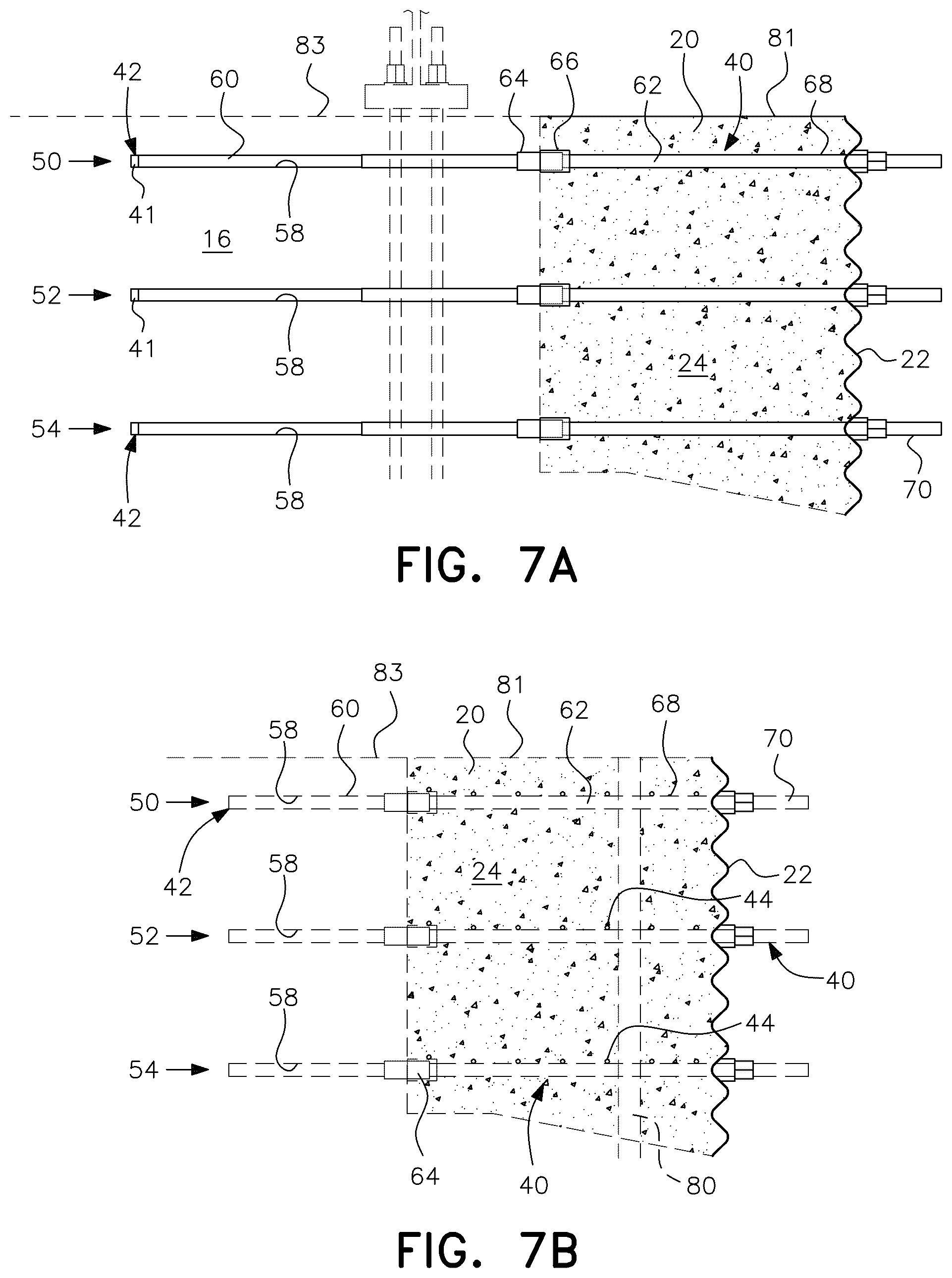 Patent US11814808 Figure 9 – Retrofit reinforcing structure addition and method for wind turbine concrete gravity spread foundations and the like