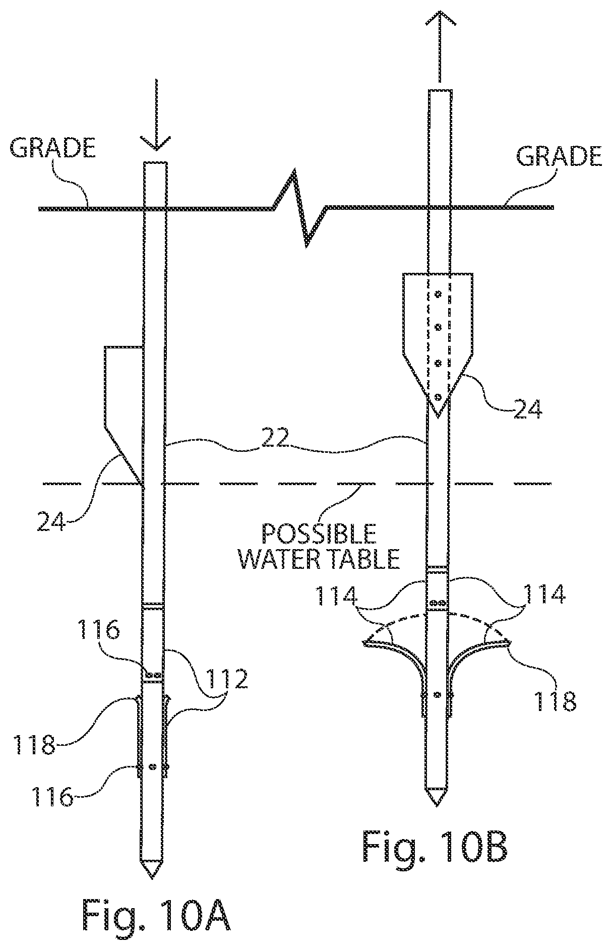 Patent US11814810 Figure 8 – Ground mounting assembly