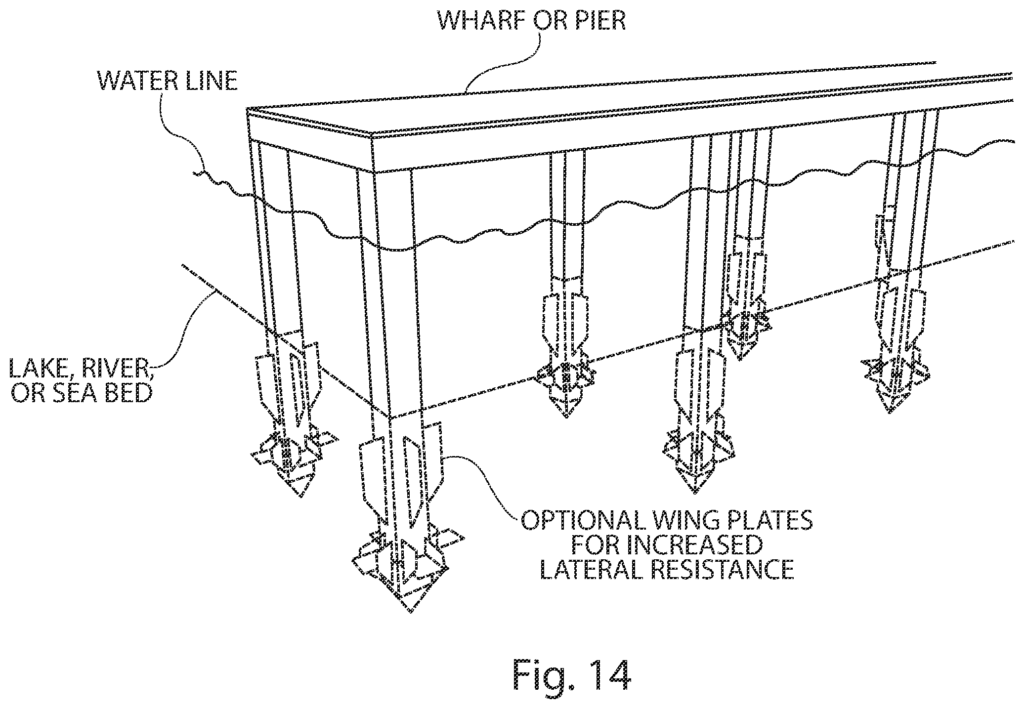 Patent US11814810 Figure 17 – Ground mounting assembly