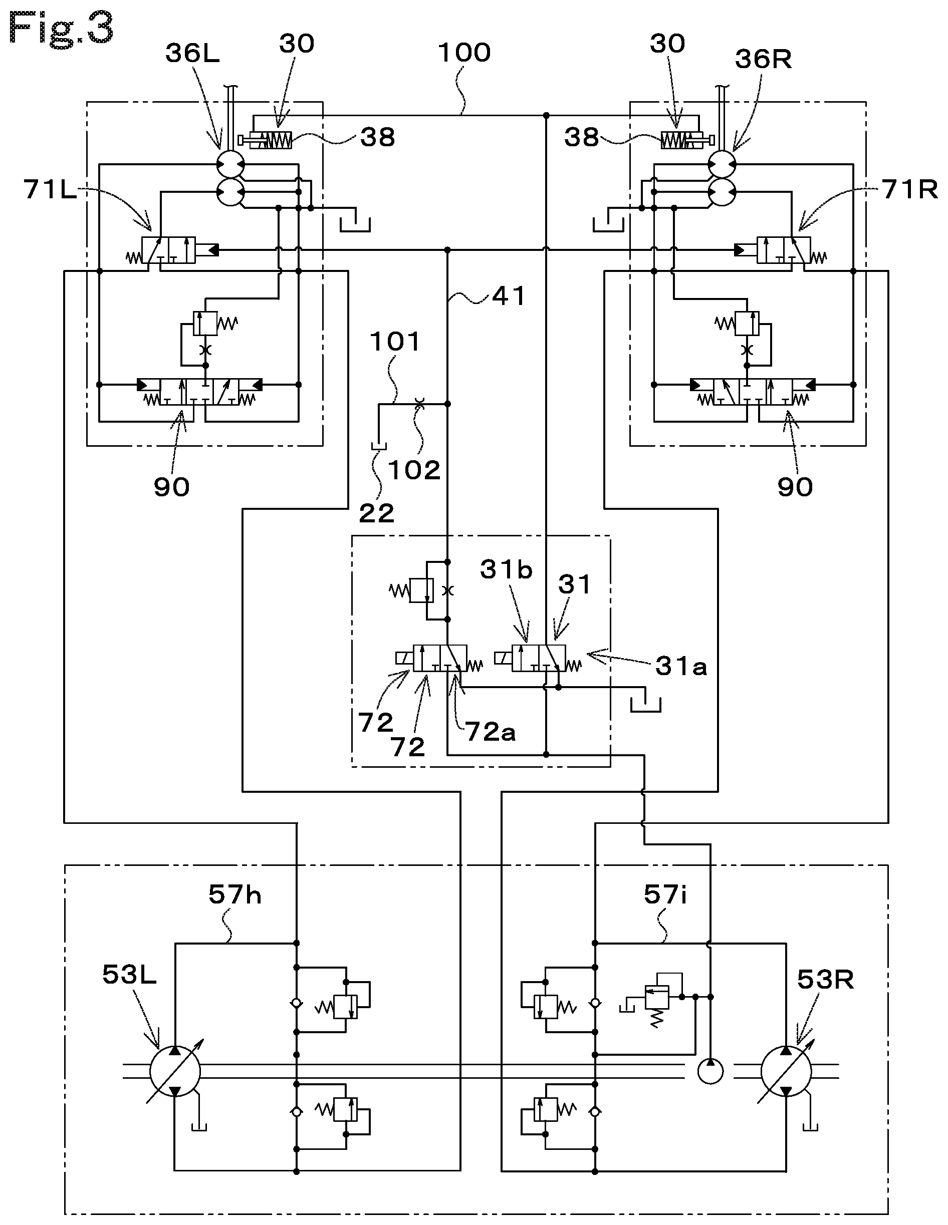 Patent US11814815 Figure 4 – Working machine