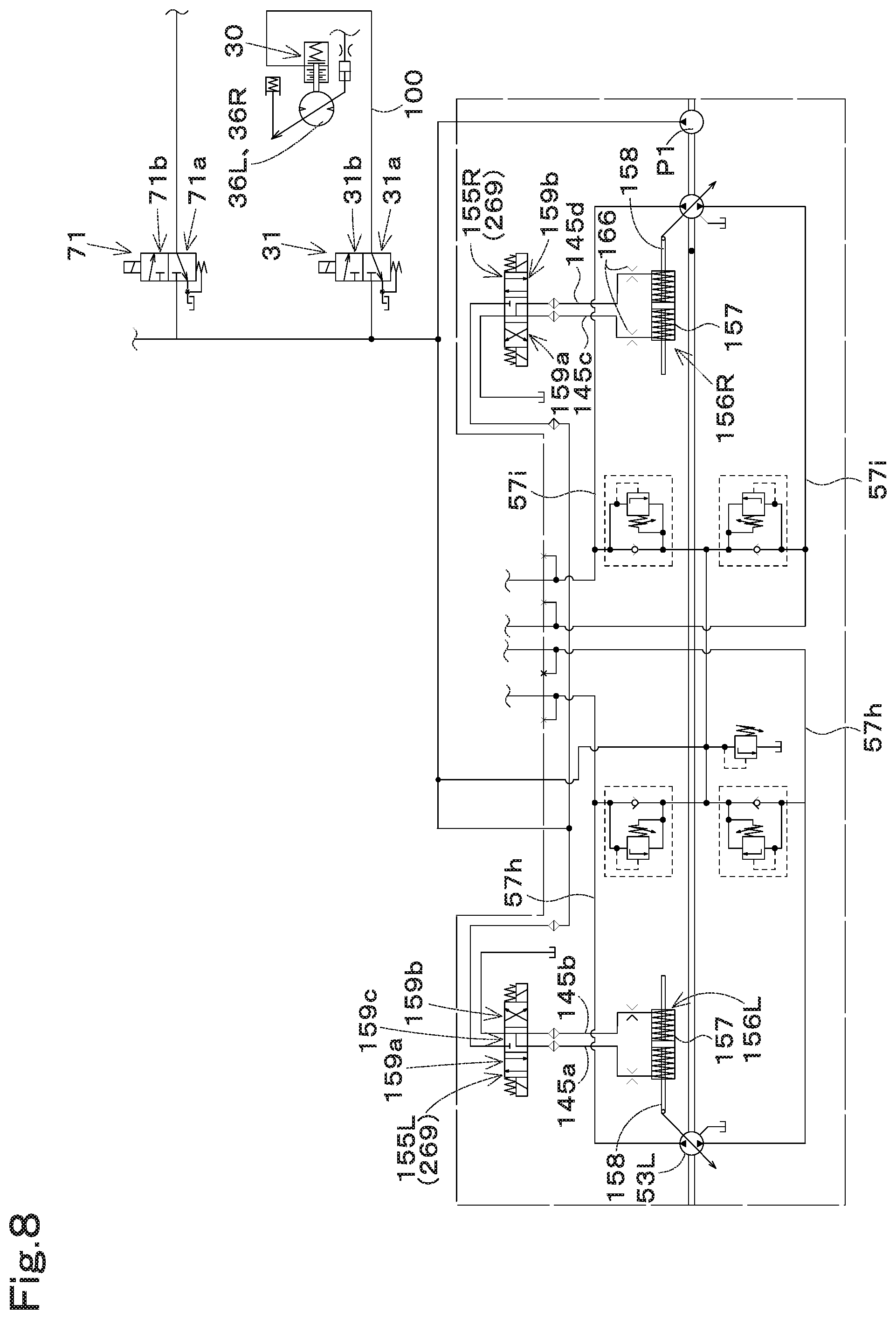 Patent US11814815 Figure 10 – Working machine