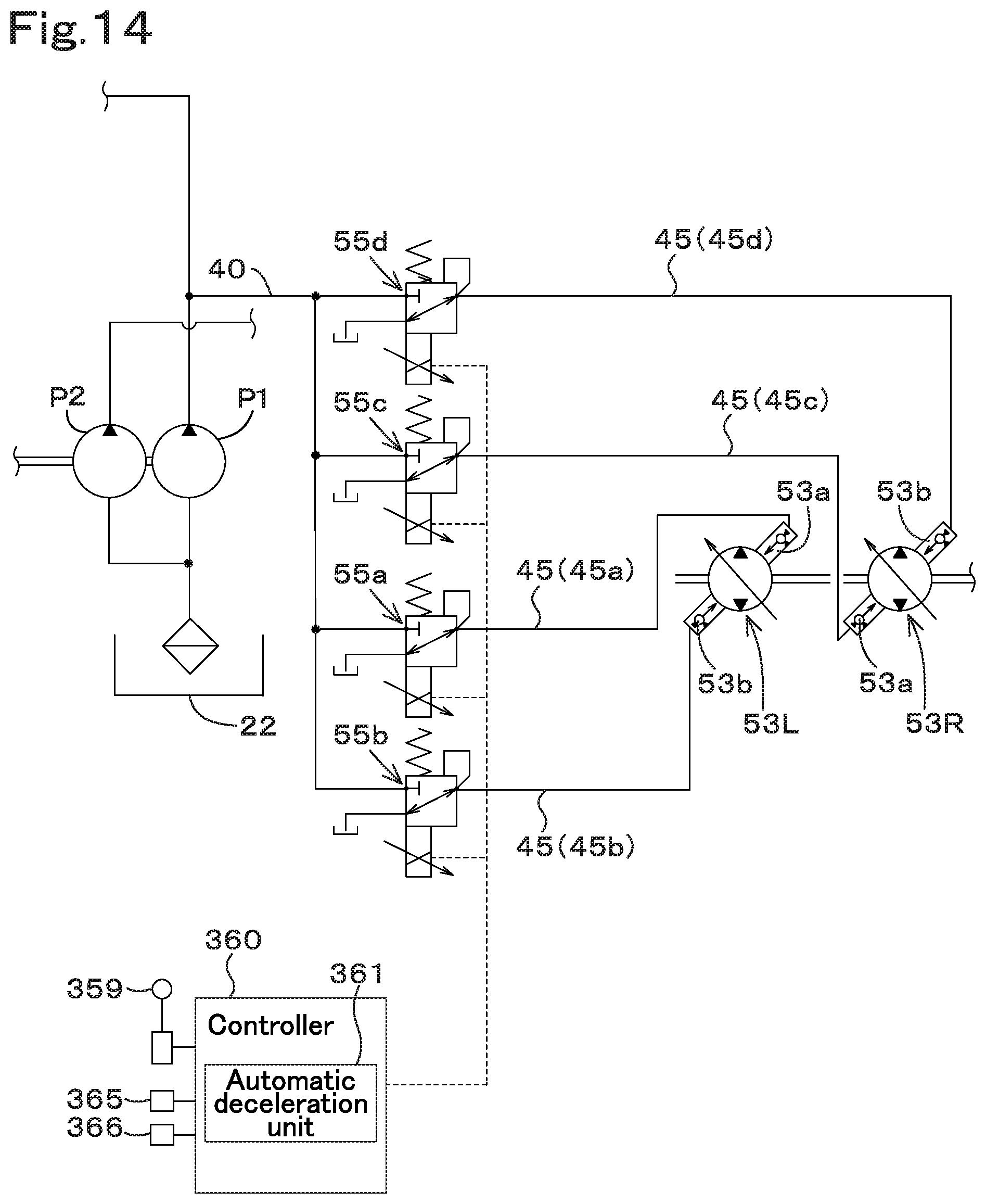 Patent US11814815 Figure 16 – Working machine