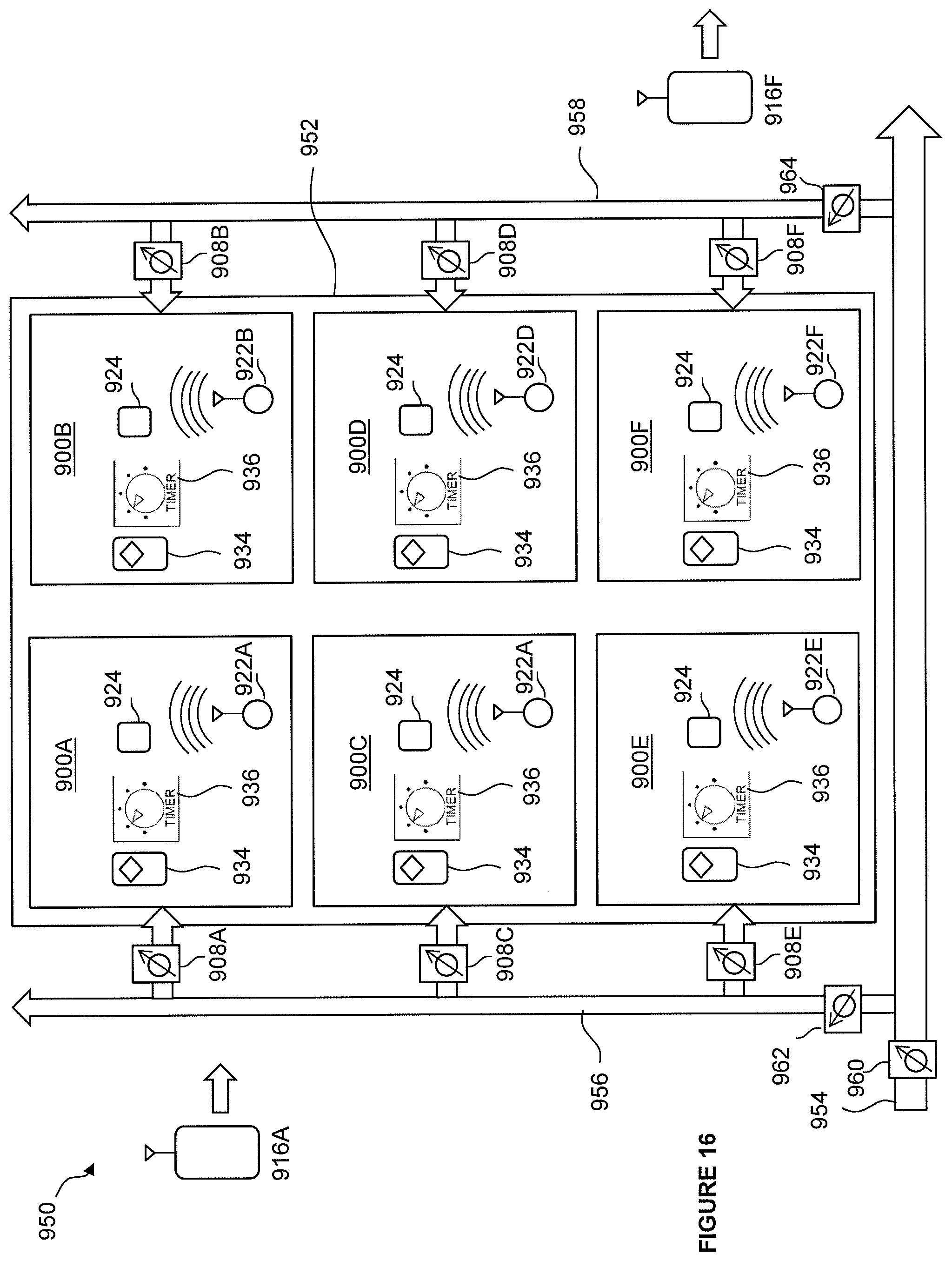 Patent US11814821 Figure 17 – Non-invasive thermal dispersion flow meter with fluid leak detection and geo-fencing control