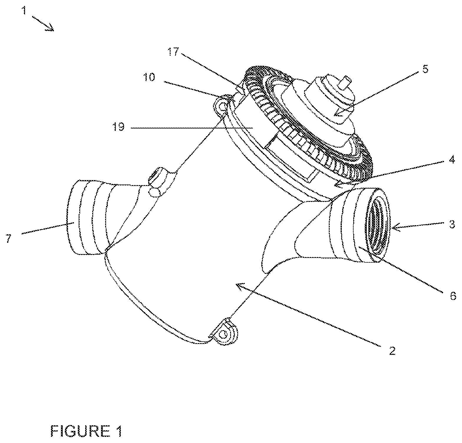 Patent US11814822 Figure 1 – Plumbing fitting