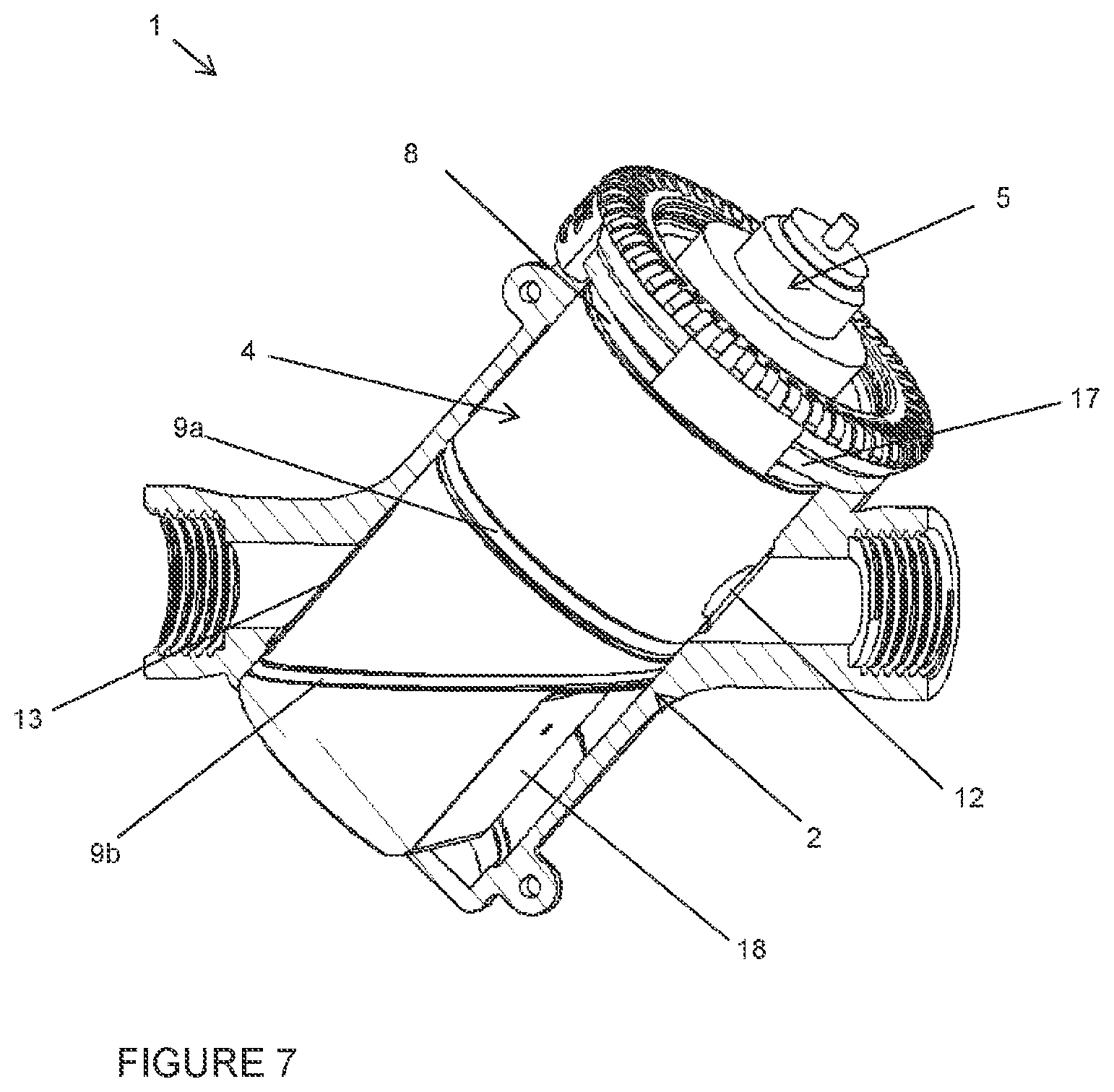 Patent US11814822 Figure 7 – Plumbing fitting
