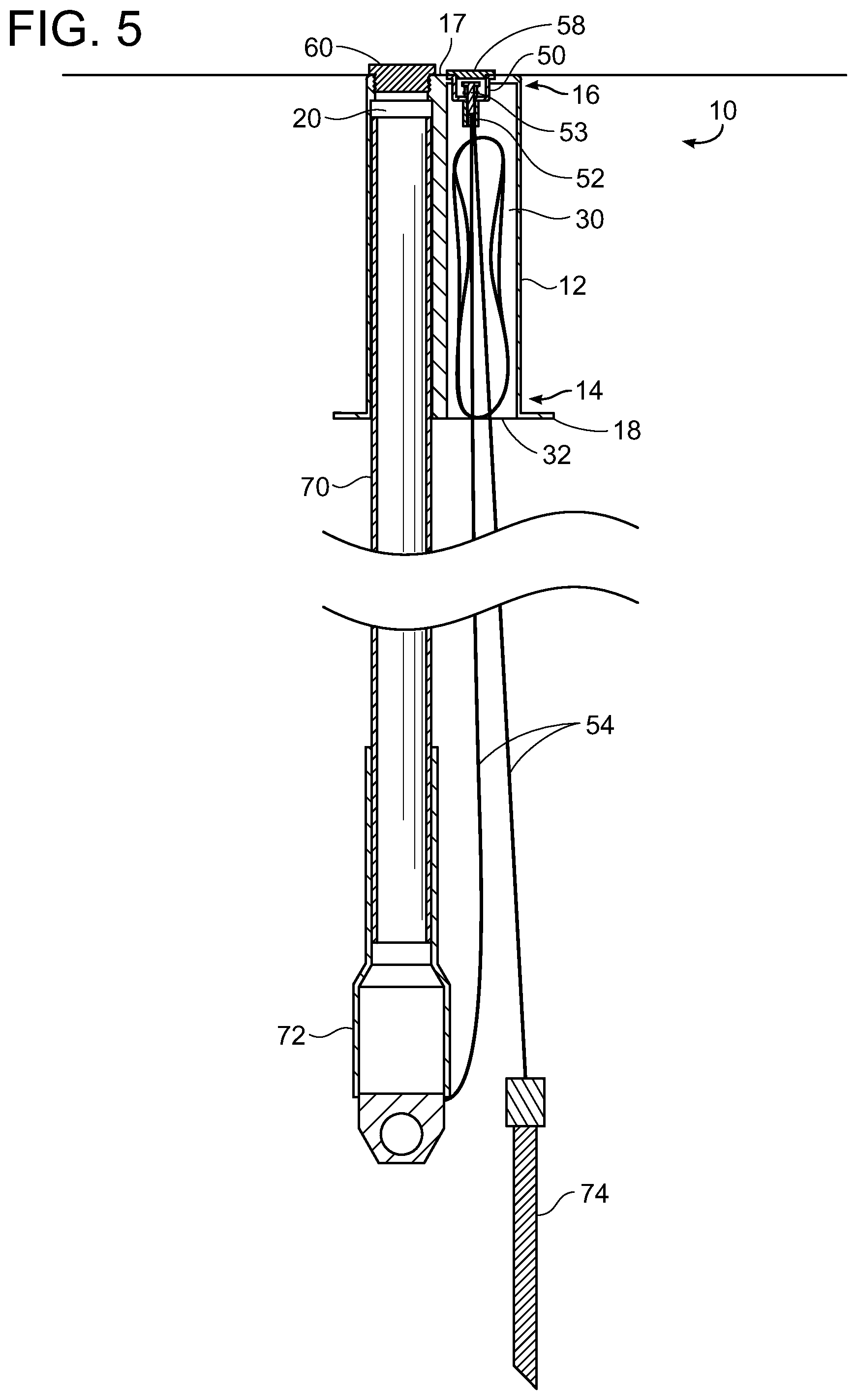 Patent US11814824 Figure 5 – Integrated access box
