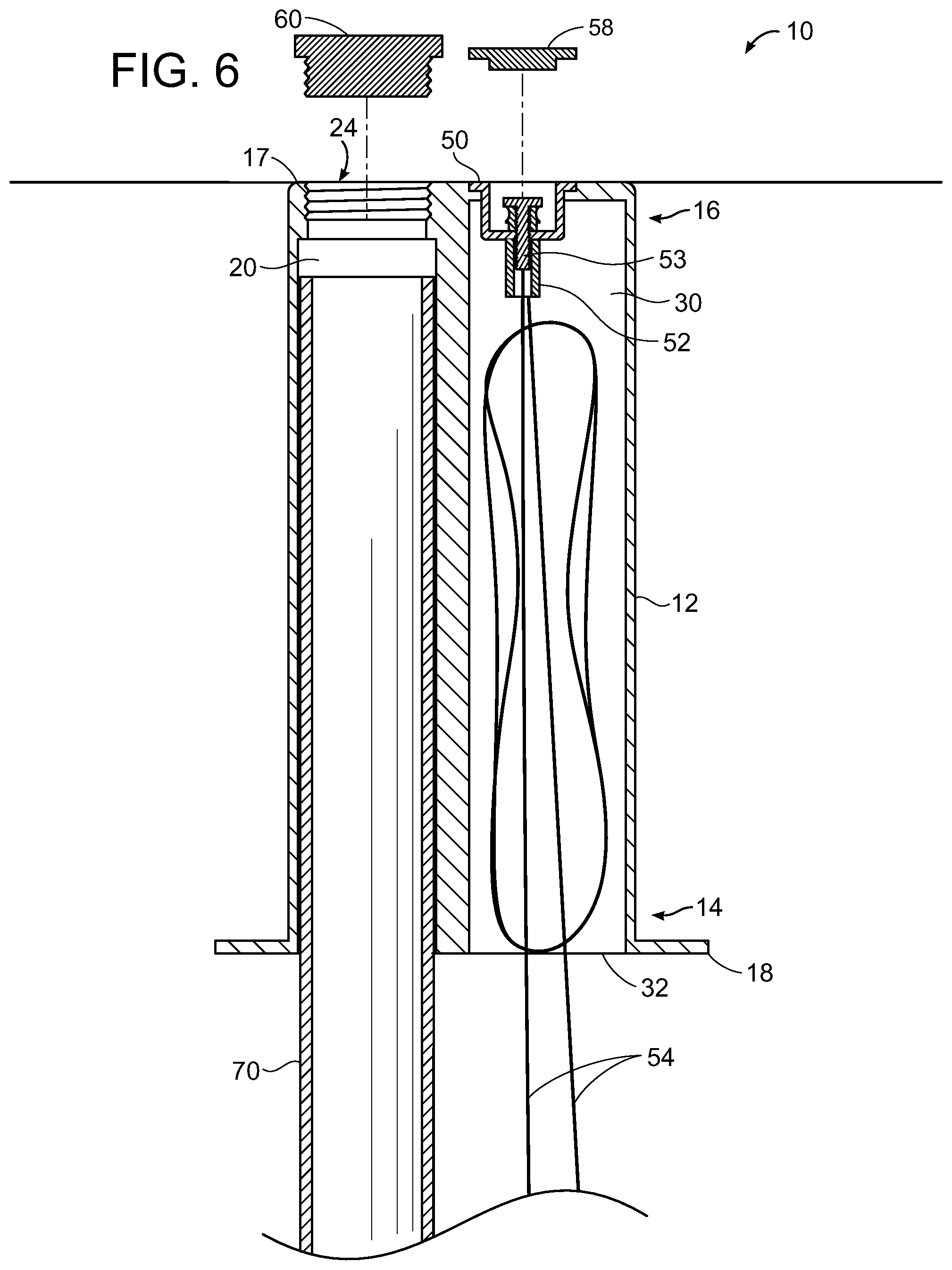 Patent US11814824 Figure 6 – Integrated access box