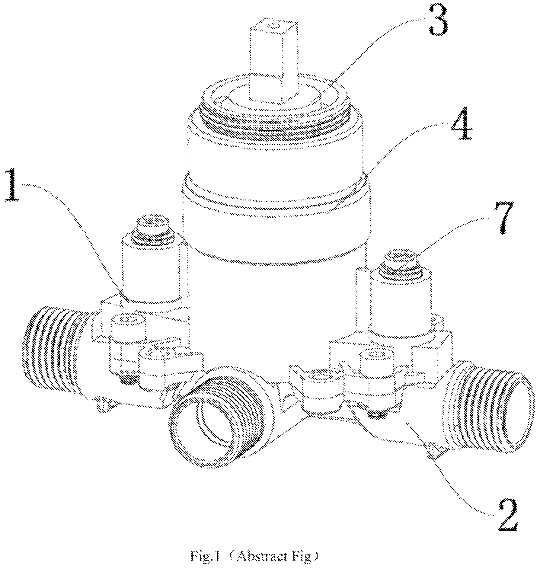 Patent US11814827 — Shower apparatus — Figure 1