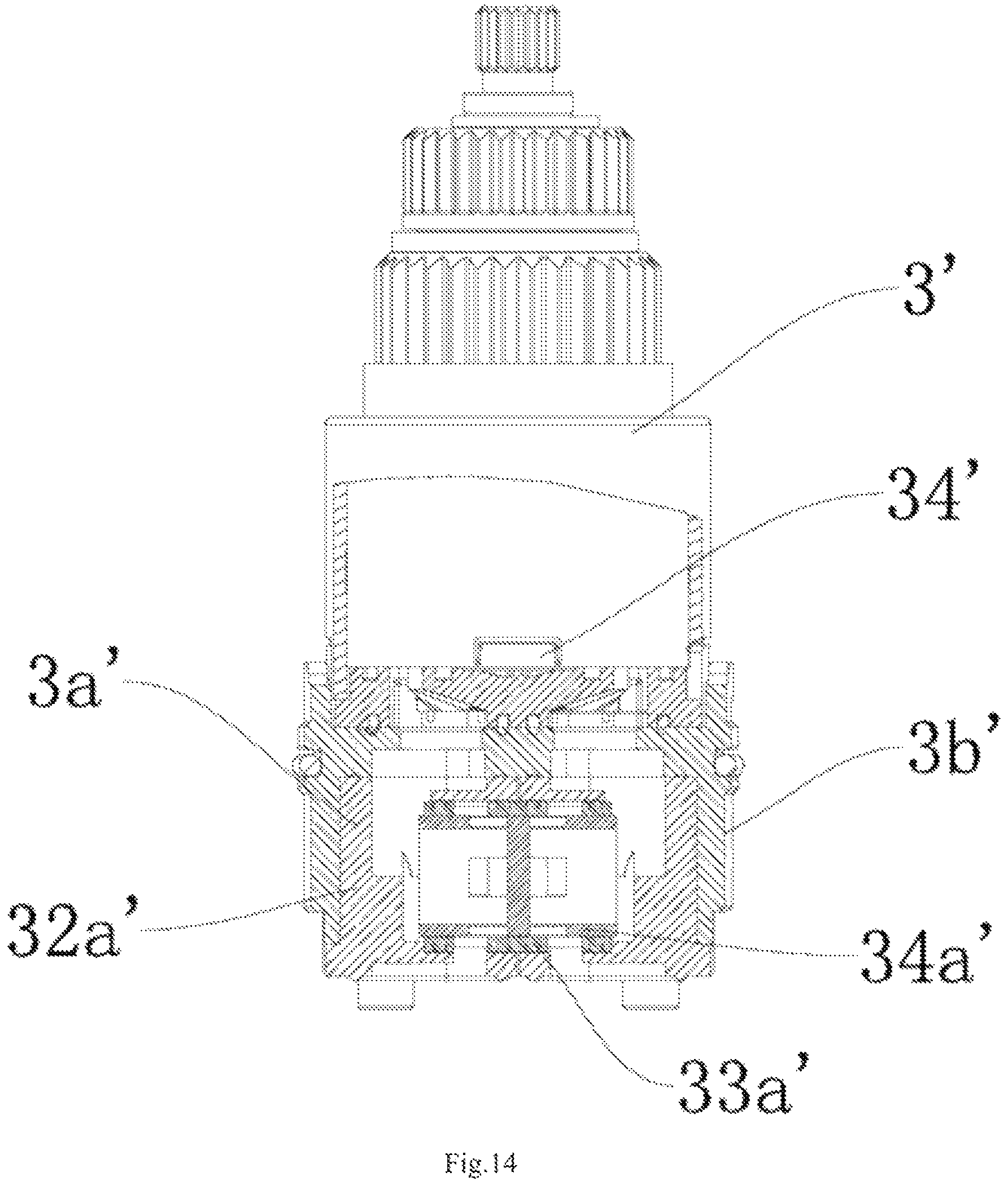 Patent US11814827 Figure 11 – Shower apparatus