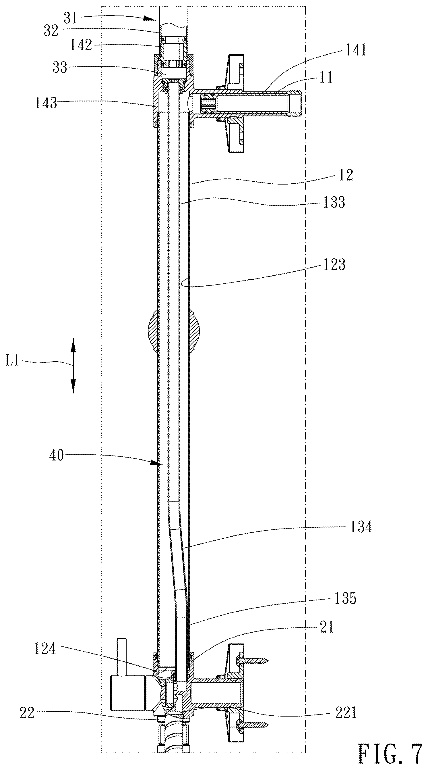 Patent US11814828 Figure 7 – Shower device