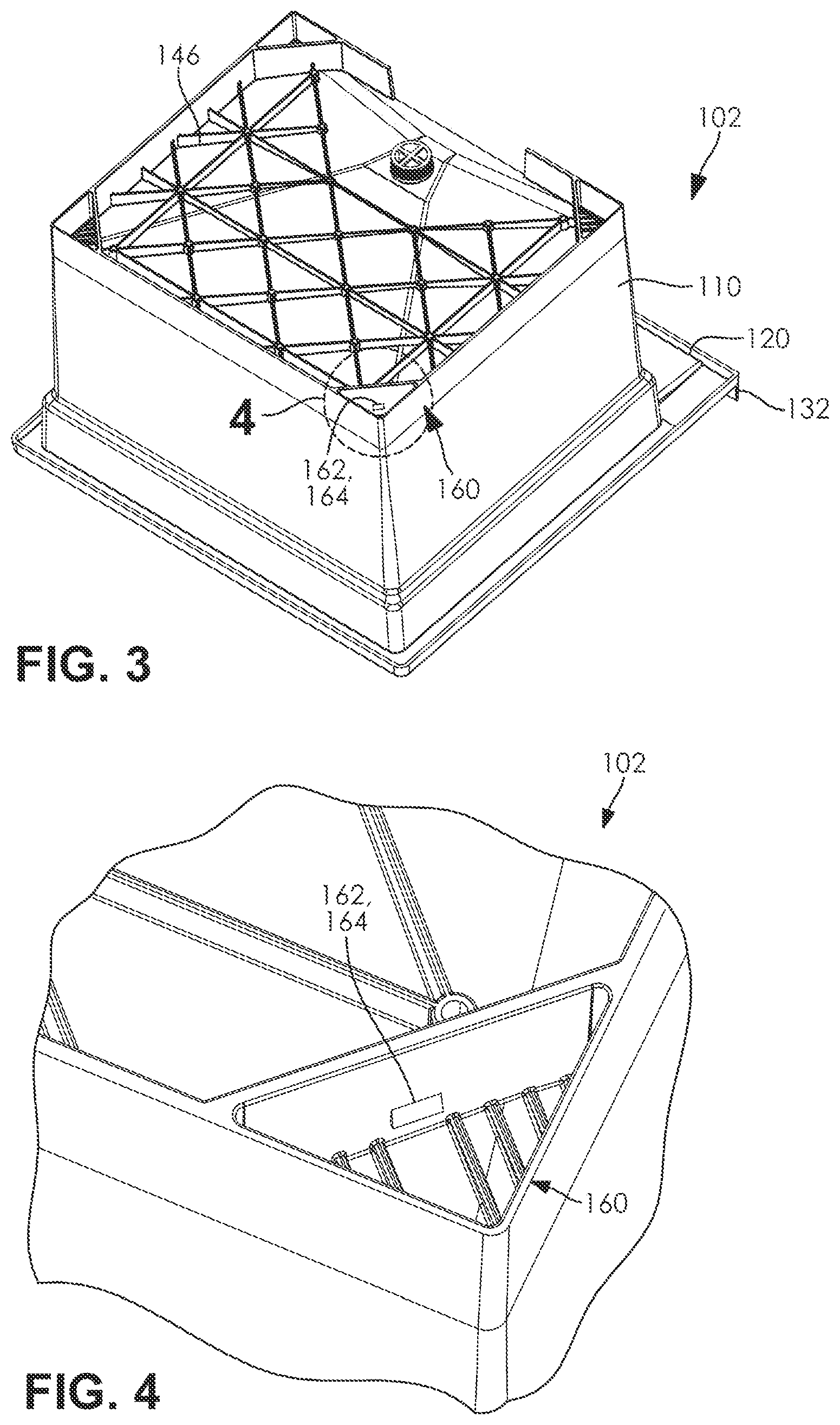 Patent US11814833 Figure 3 – Utility sink system and method of assembly