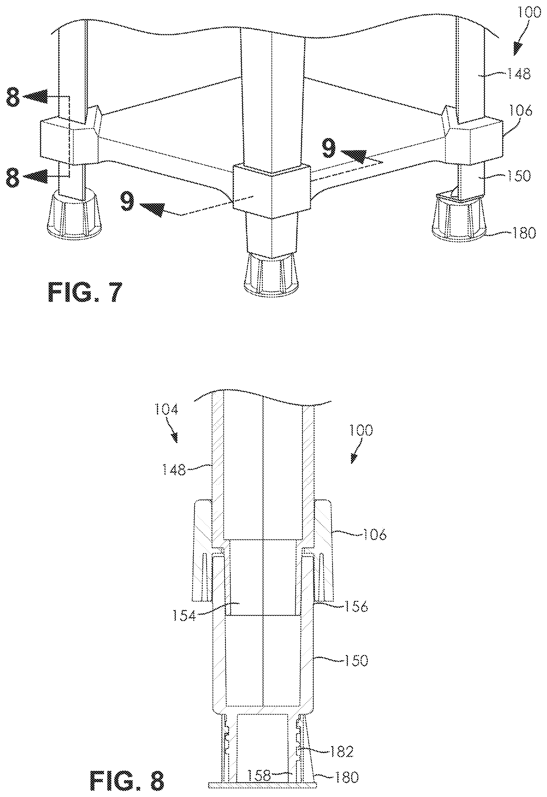 Patent US11814833 Figure 5 – Utility sink system and method of assembly