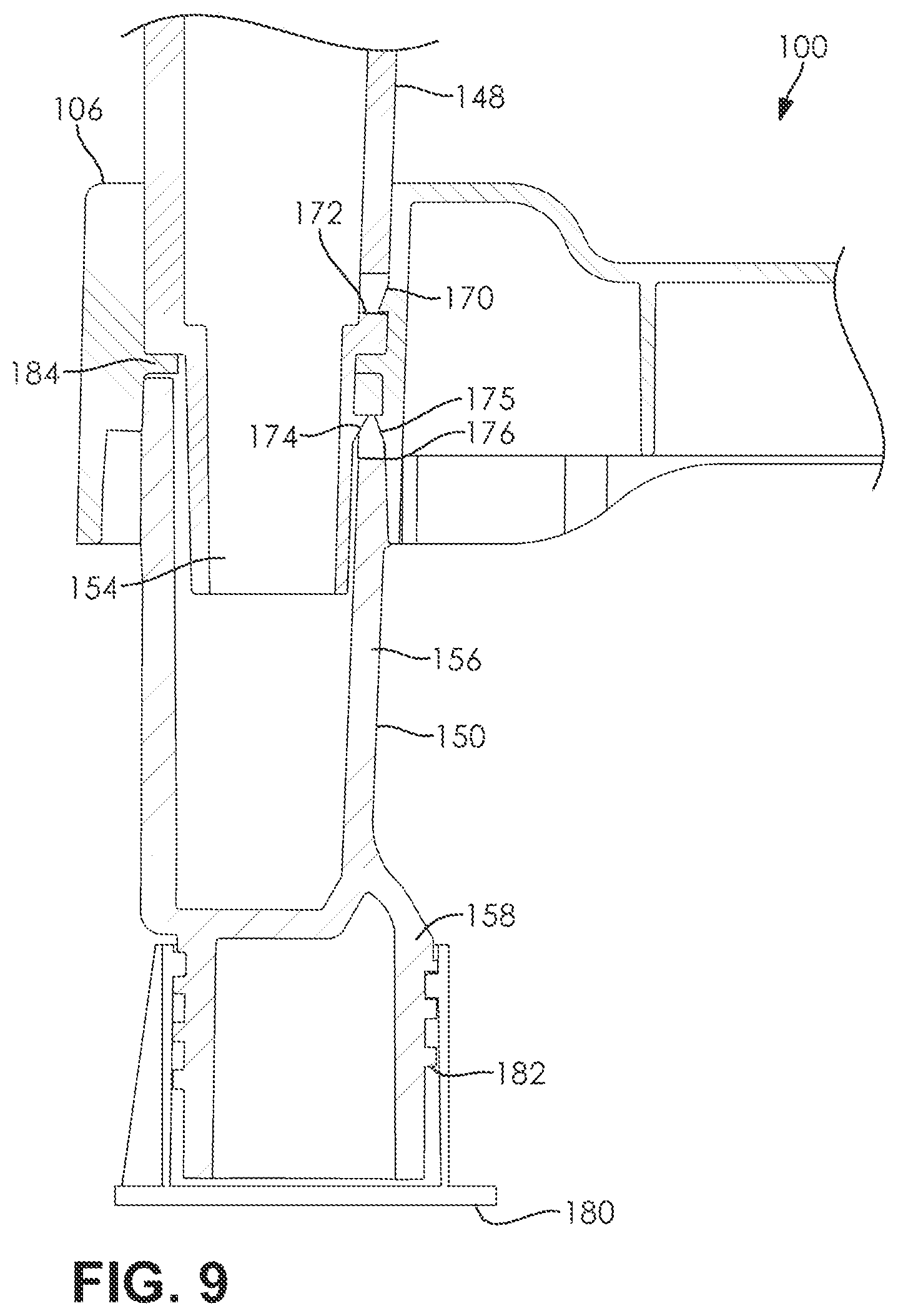 Patent US11814833 Figure 6 – Utility sink system and method of assembly