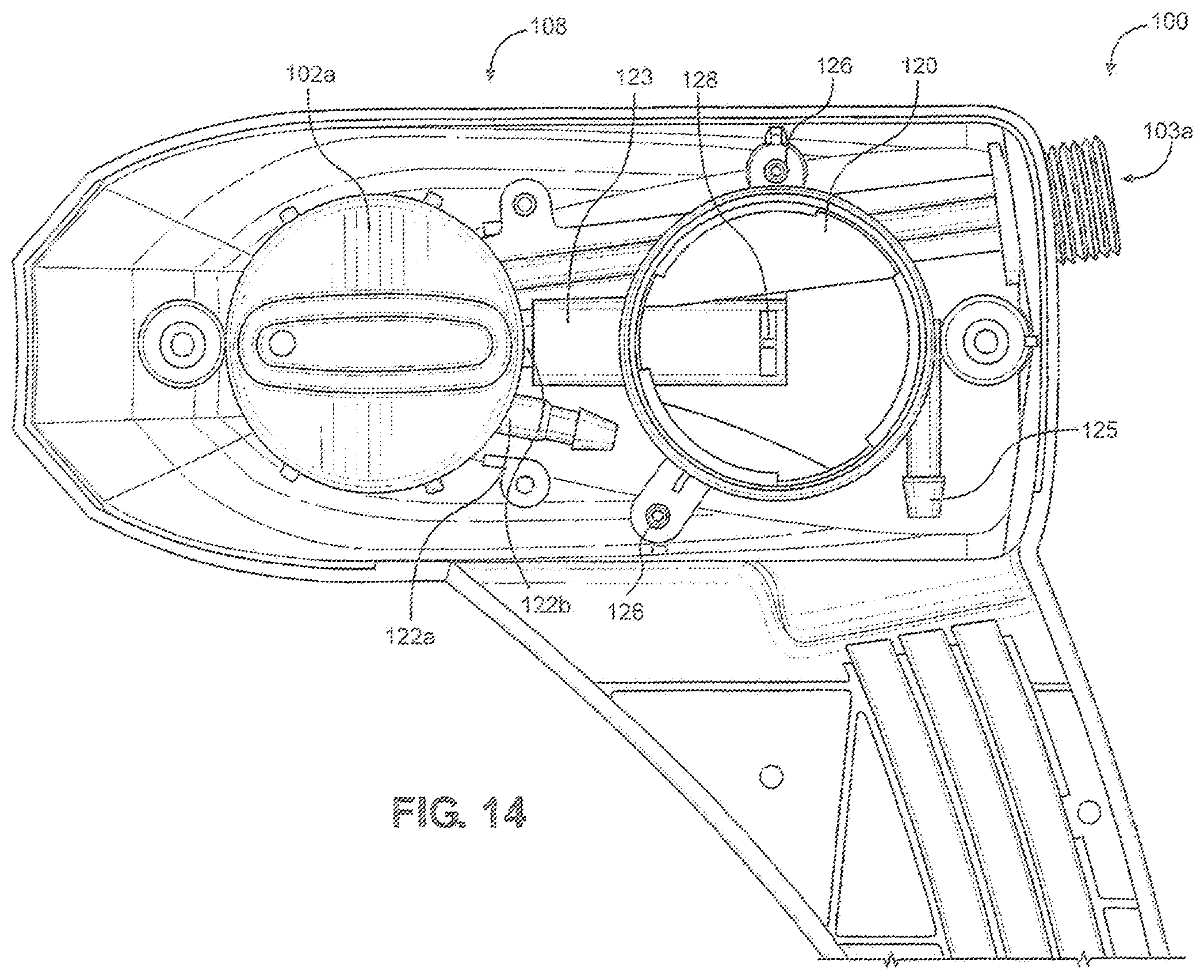 Patent US11814834 Figure 14 – Bidet washing apparatus with disinfectant wash feature