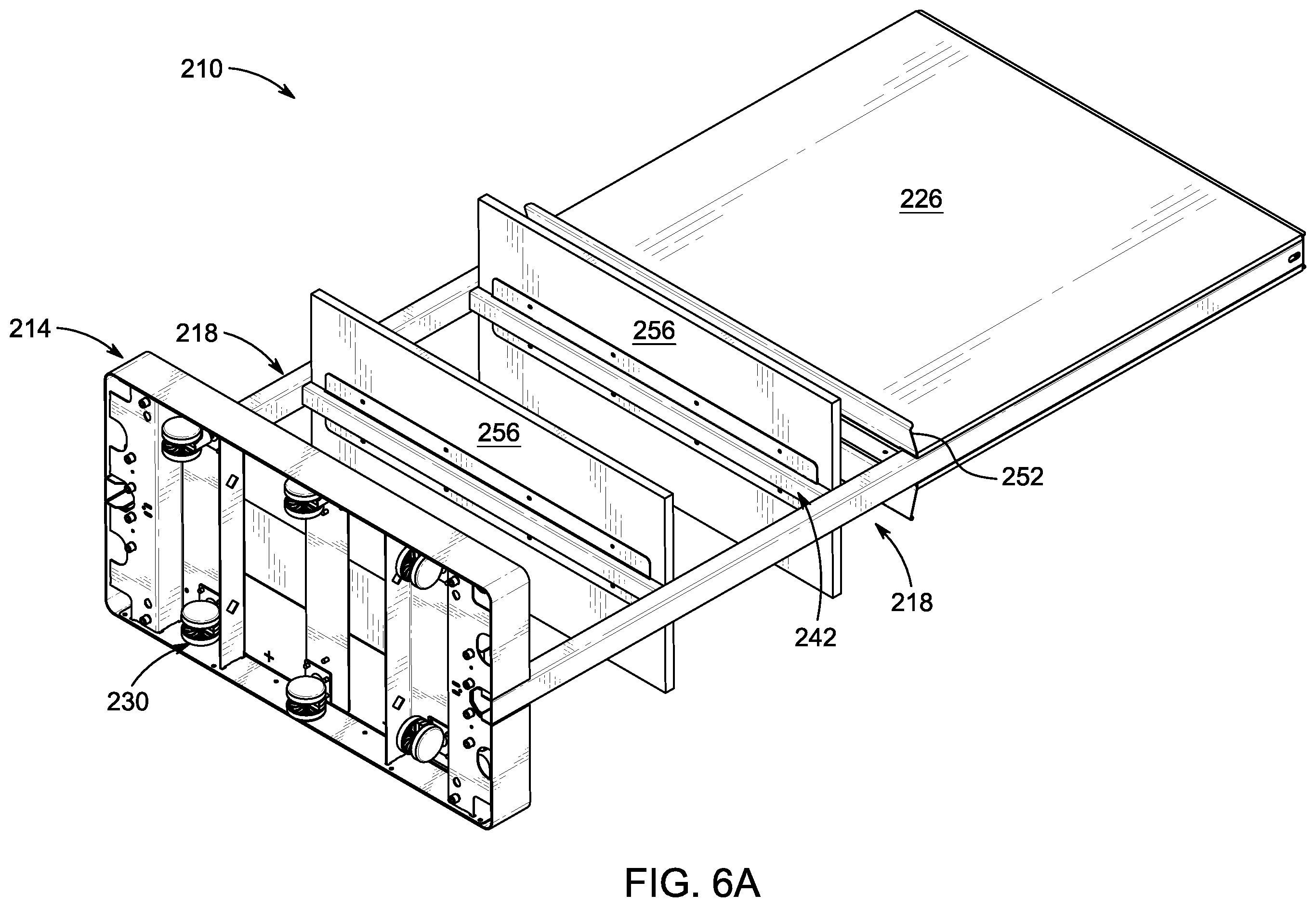 Patent US11814839 Figure 5 – Mobile wall including an alignment mechanism