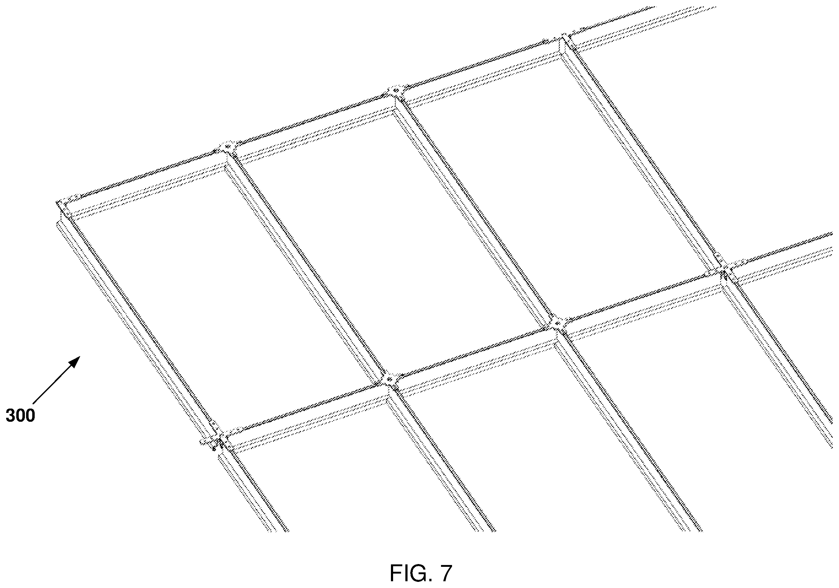 Patent US11814840 Figure 7 – Ceiling grid structural member and ceiling grid assembly