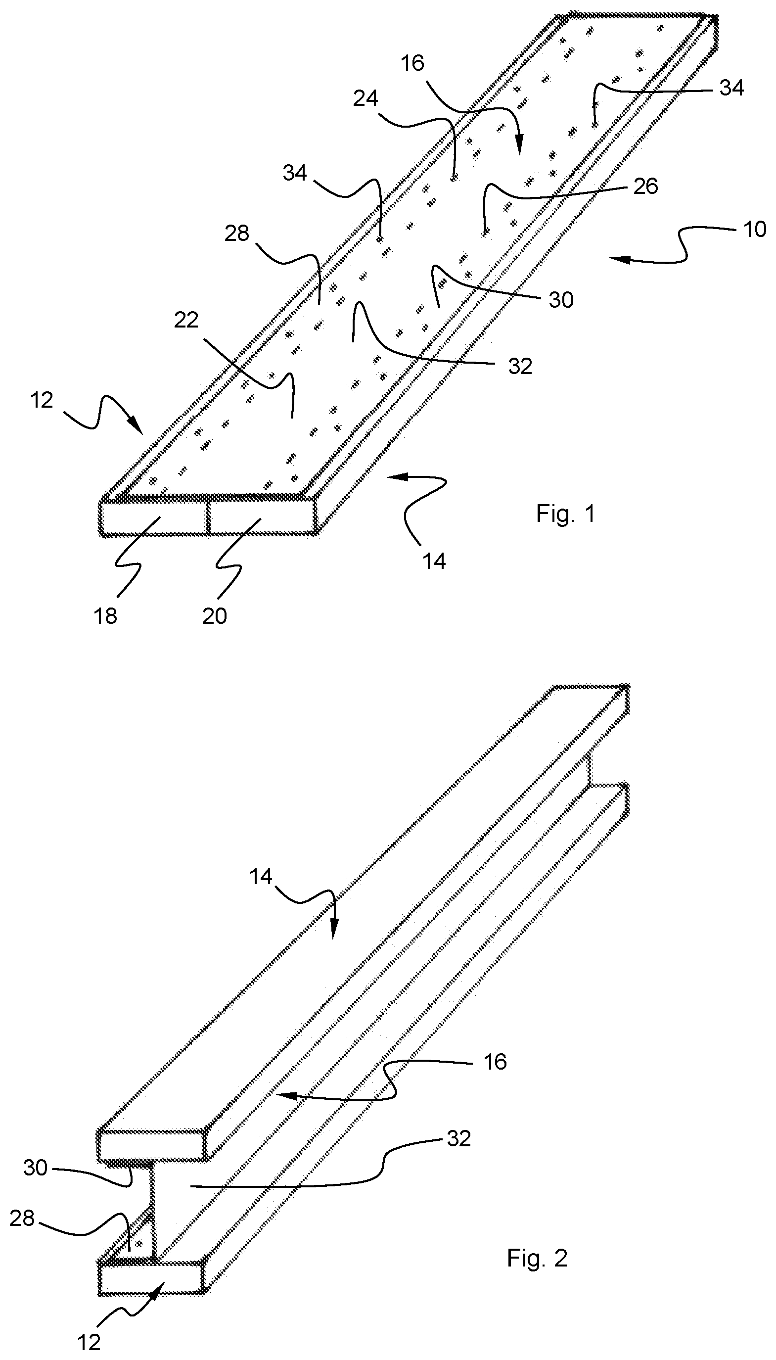 Patent US11814844 Figure 1 – Building stud, wall structure comprising such a building stud and a method for forming a wall structure
