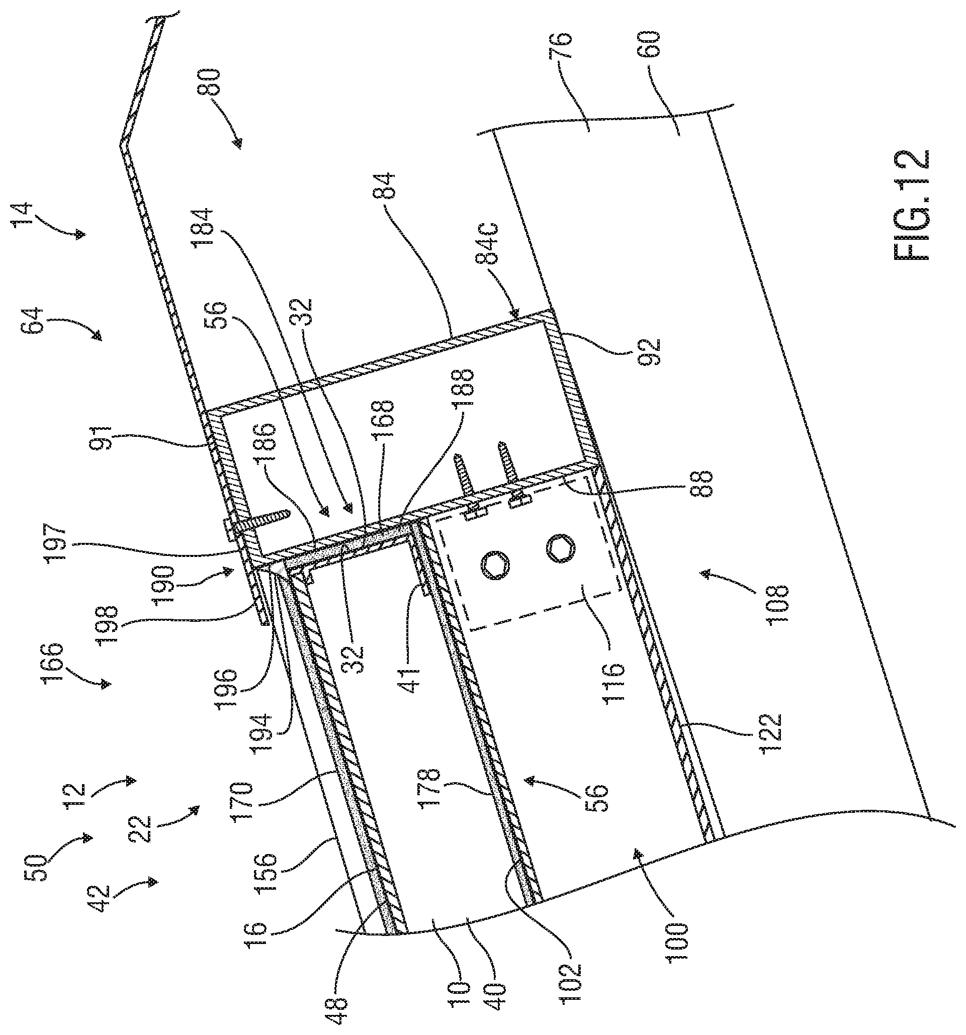 Patent US11814846 Figure 9 – Methods of forming a leakproof pitched roof section or wall with the use of solar panels