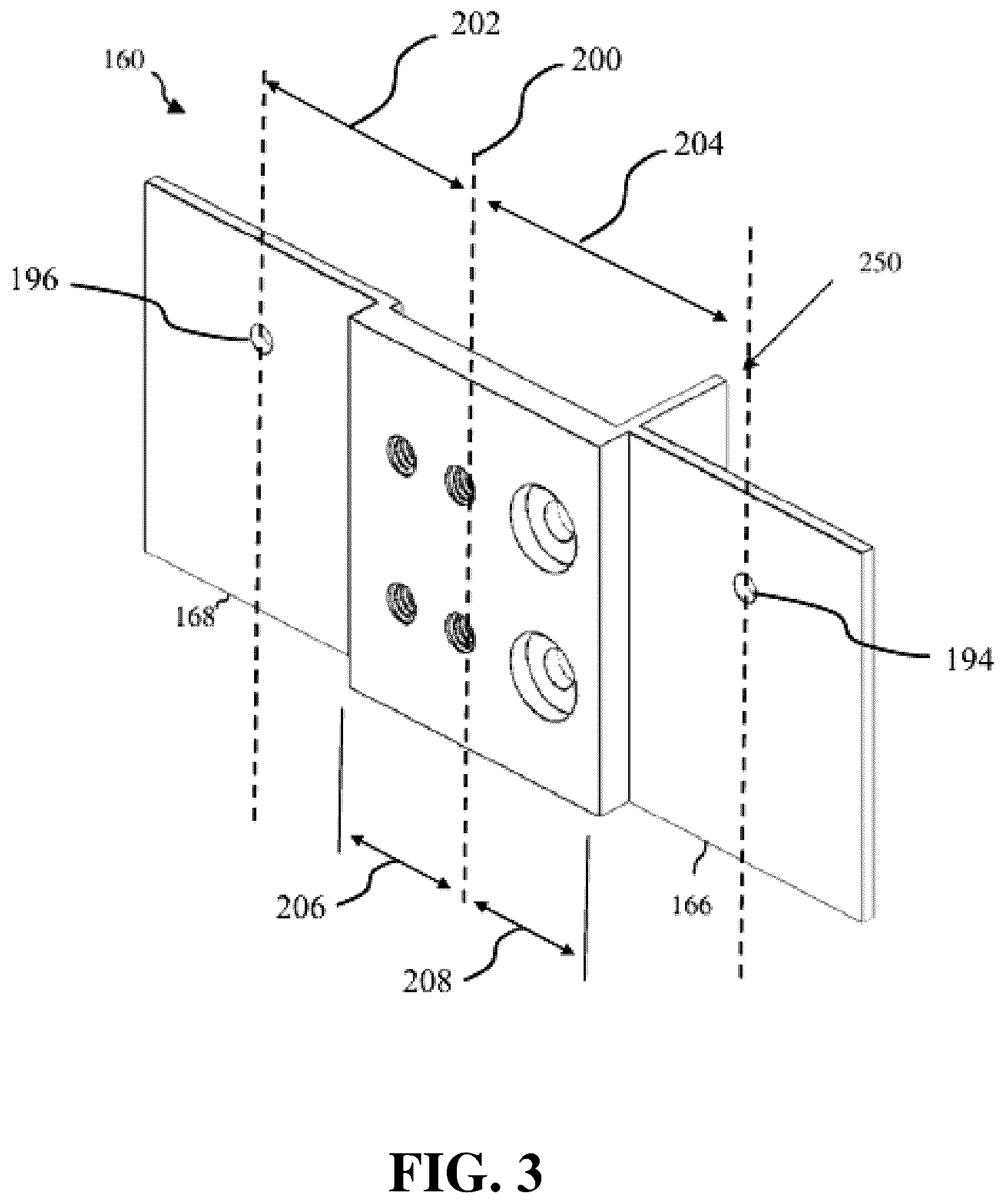 Patent US11814849 Figure 3 – Adjustable hanger system for modular panels