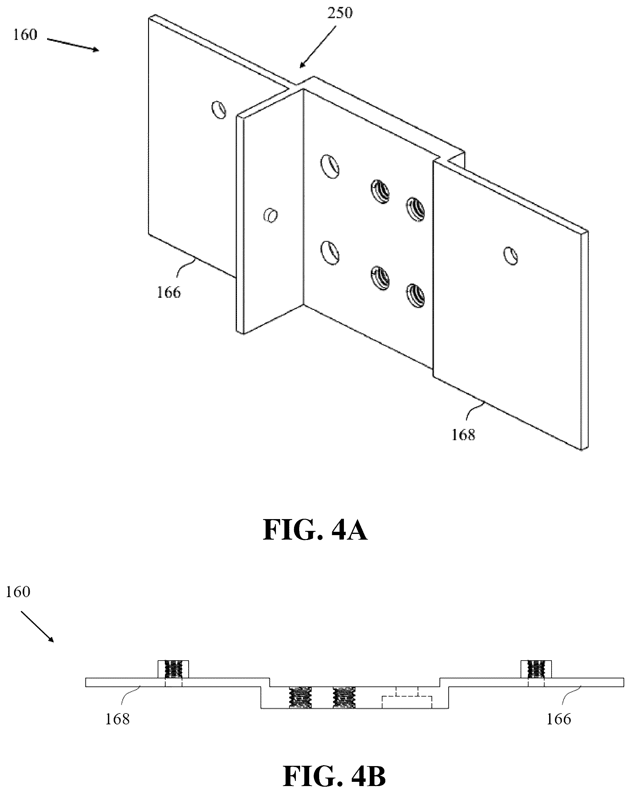 Patent US11814849 Figure 4 – Adjustable hanger system for modular panels