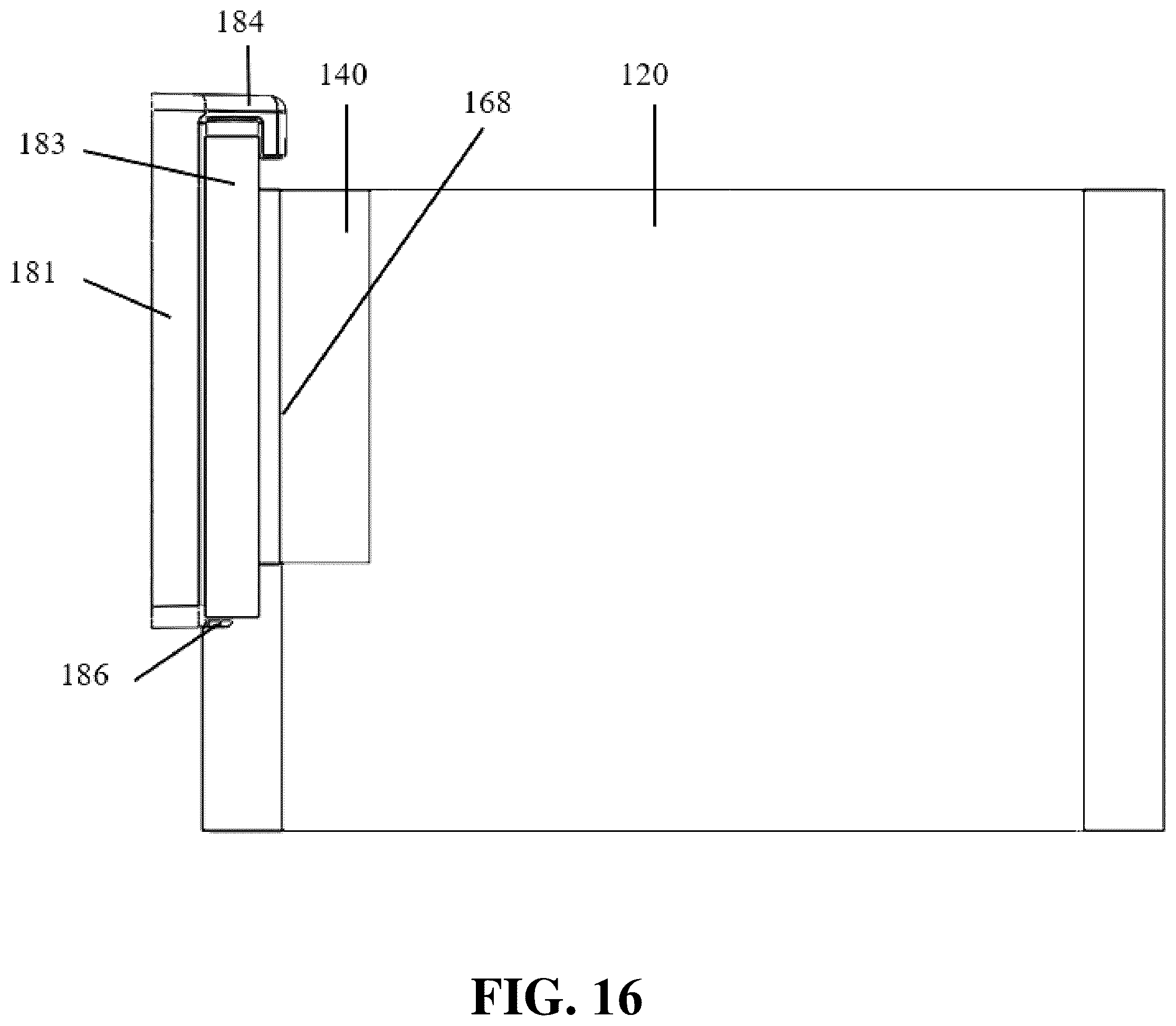 Patent US11814849 Figure 17 – Adjustable hanger system for modular panels