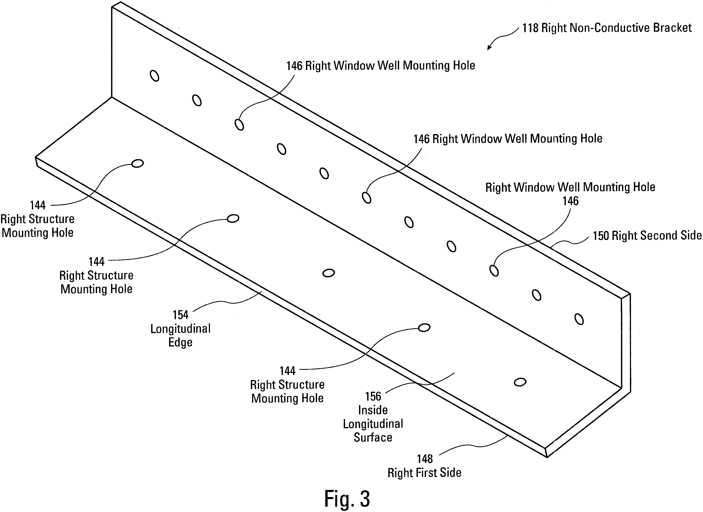 Patent US11814853 Figure 3 – Window well mounting system