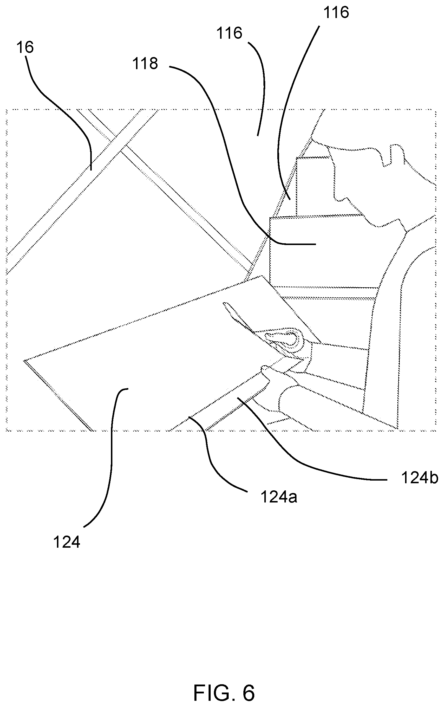 Patent US11814854 Figure 6 – System and method for a temporary protective barrier for floors and stairs during construction and demolition
