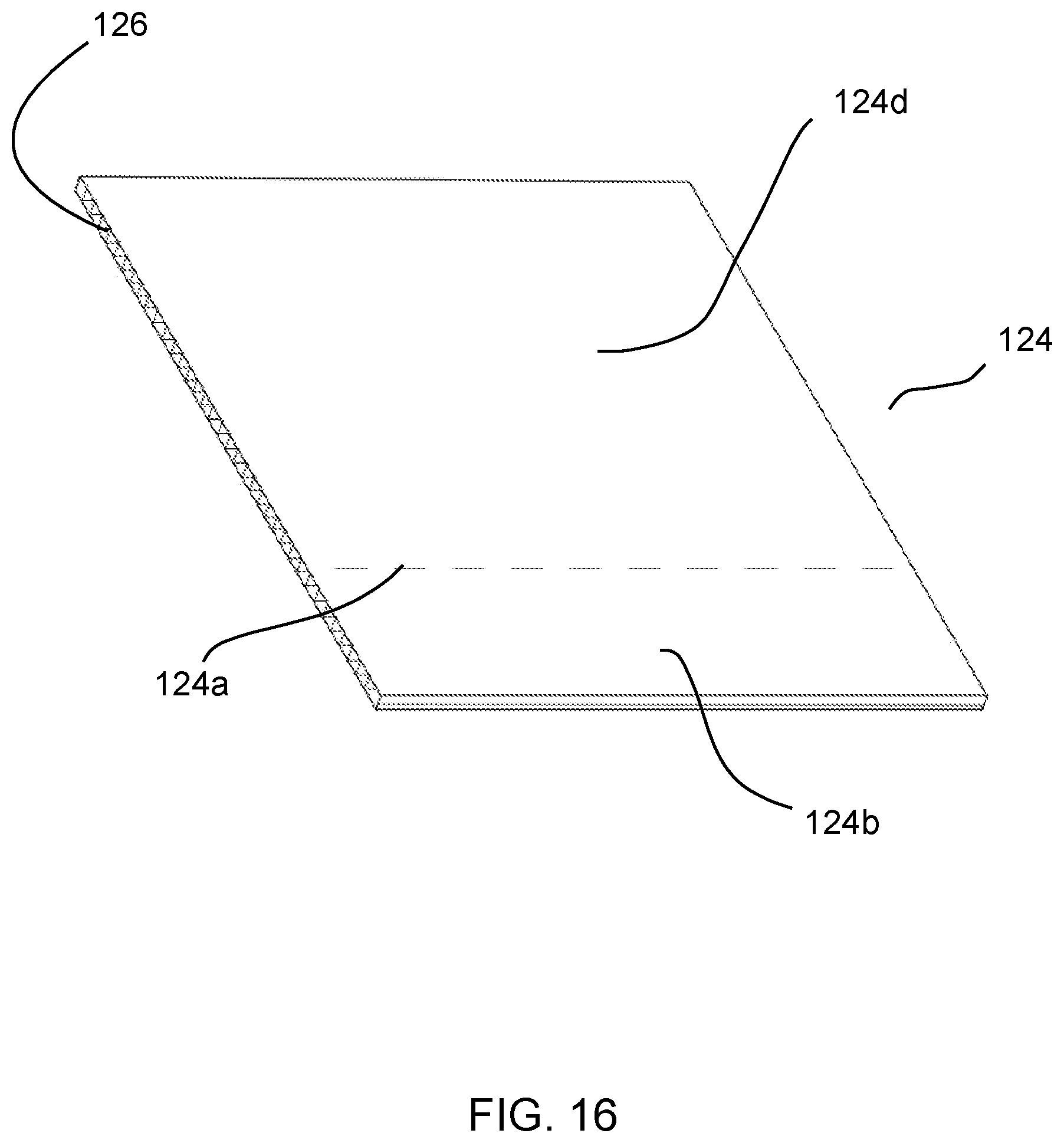 Patent US11814854 Figure 16 – System and method for a temporary protective barrier for floors and stairs during construction and demolition