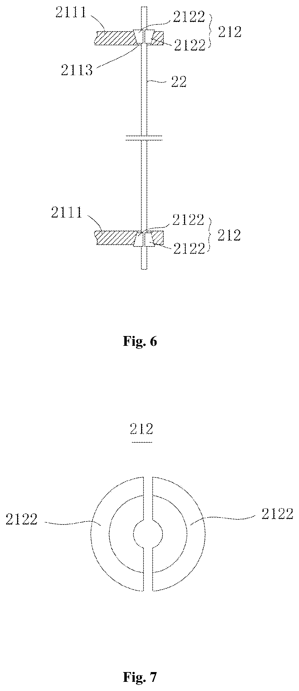Patent US11814856 Figure 5 – Tower tube section, tower frame and wind power generator set