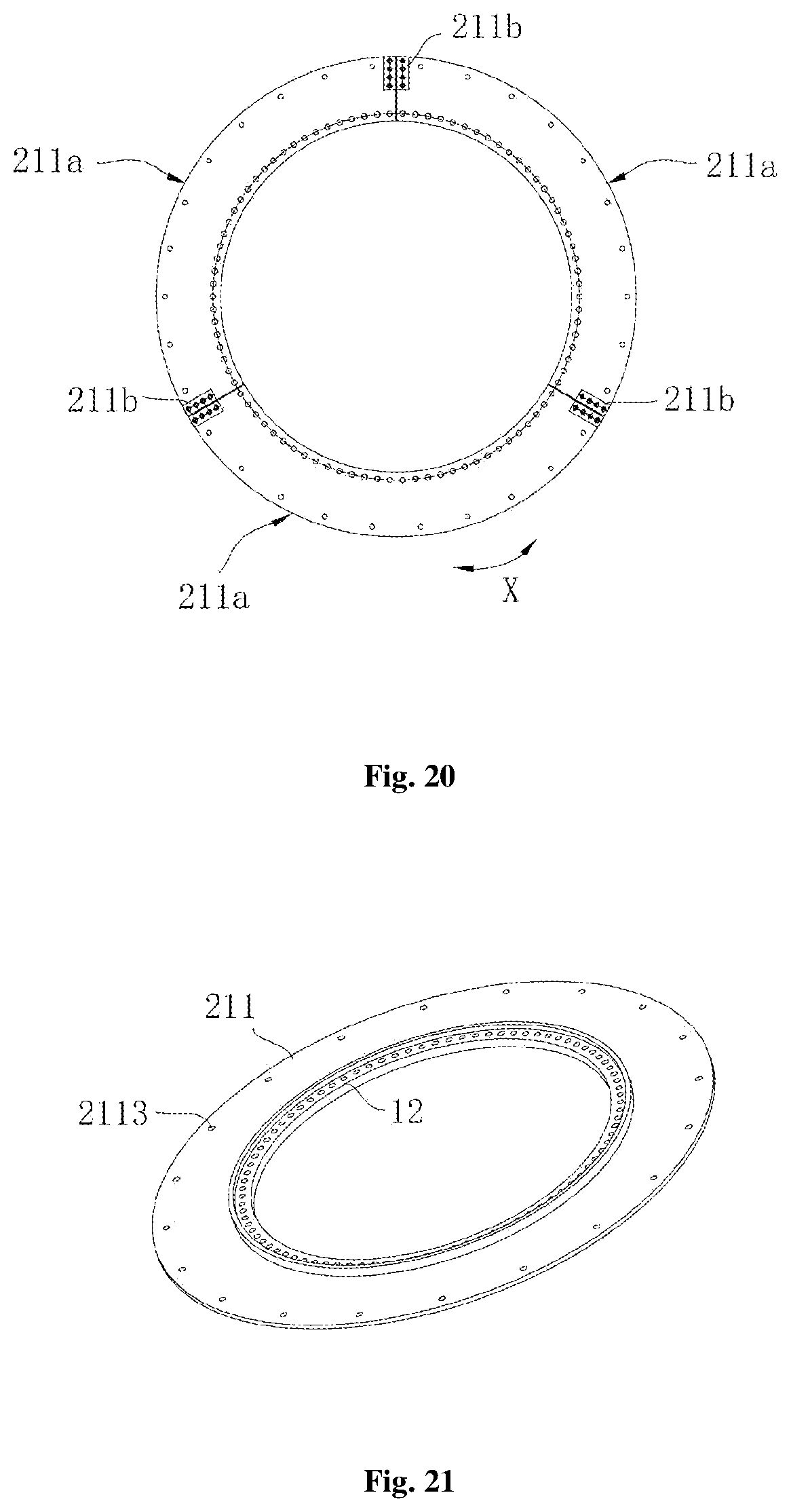 Patent US11814856 Figure 15 – Tower tube section, tower frame and wind power generator set