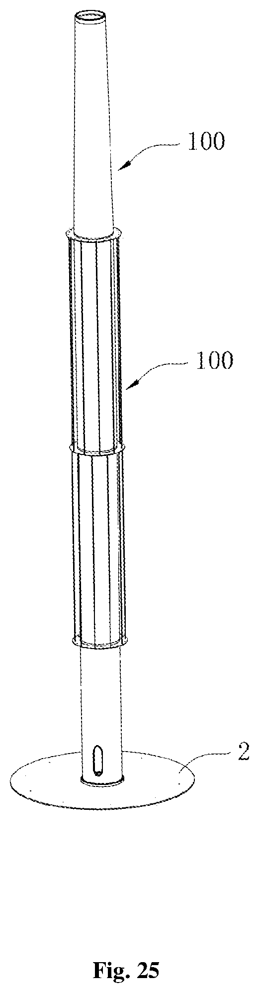 Patent US11814856 Figure 18 – Tower tube section, tower frame and wind power generator set