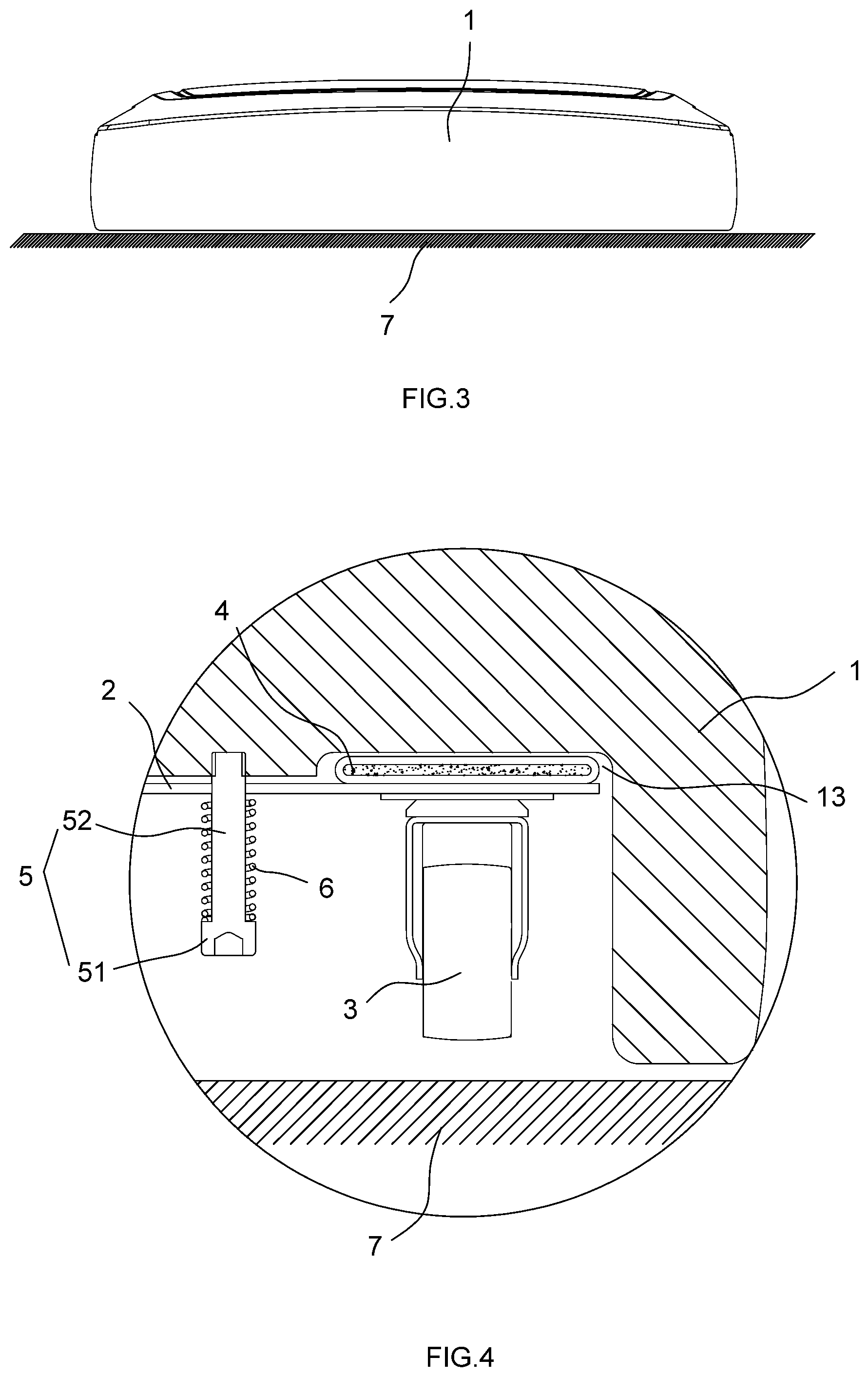 Patent US11814858 Figure 3 – Movable umbrella base