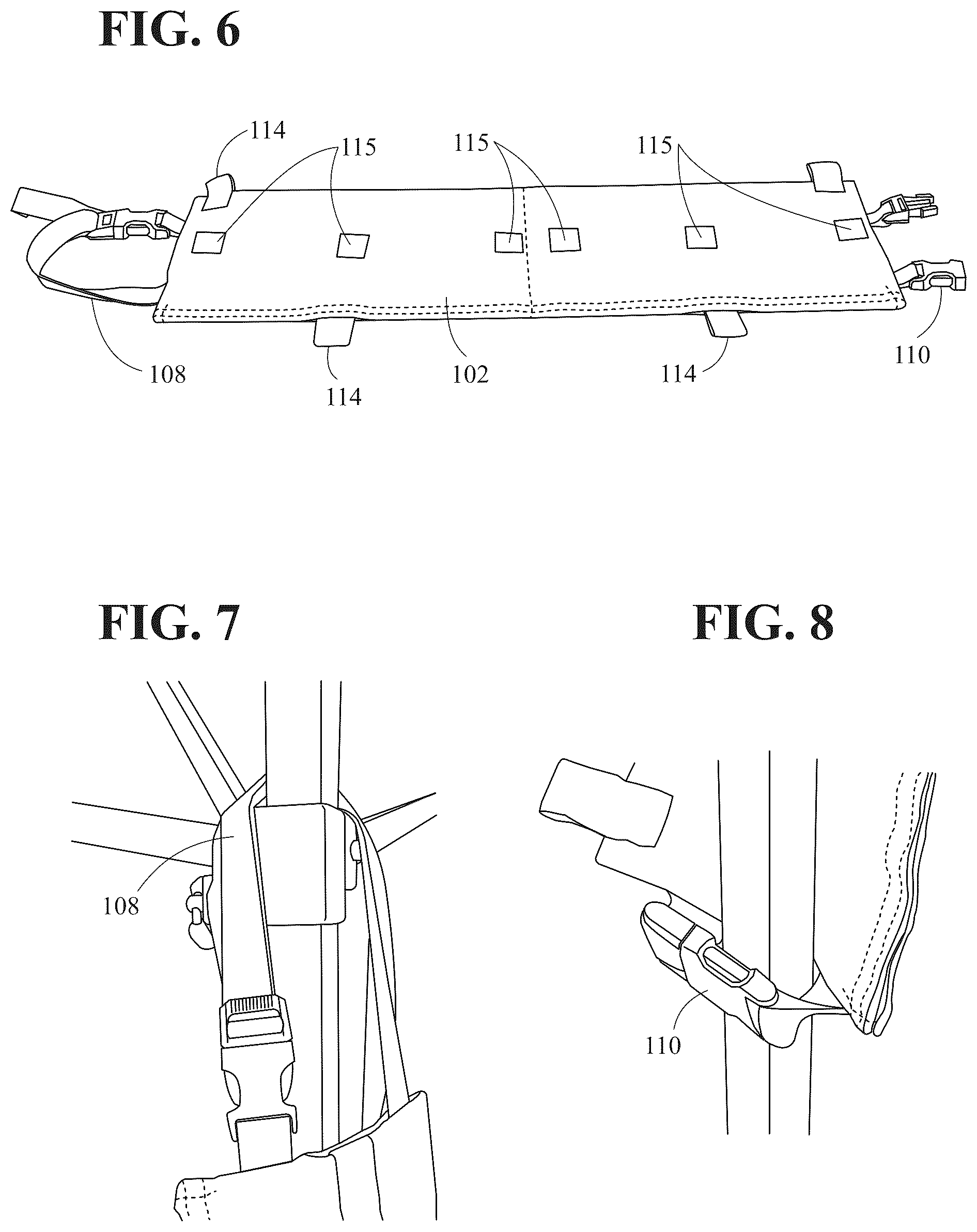 Patent US11814859 Figure 4 – Canopy leg weighting and merchandising apparatus