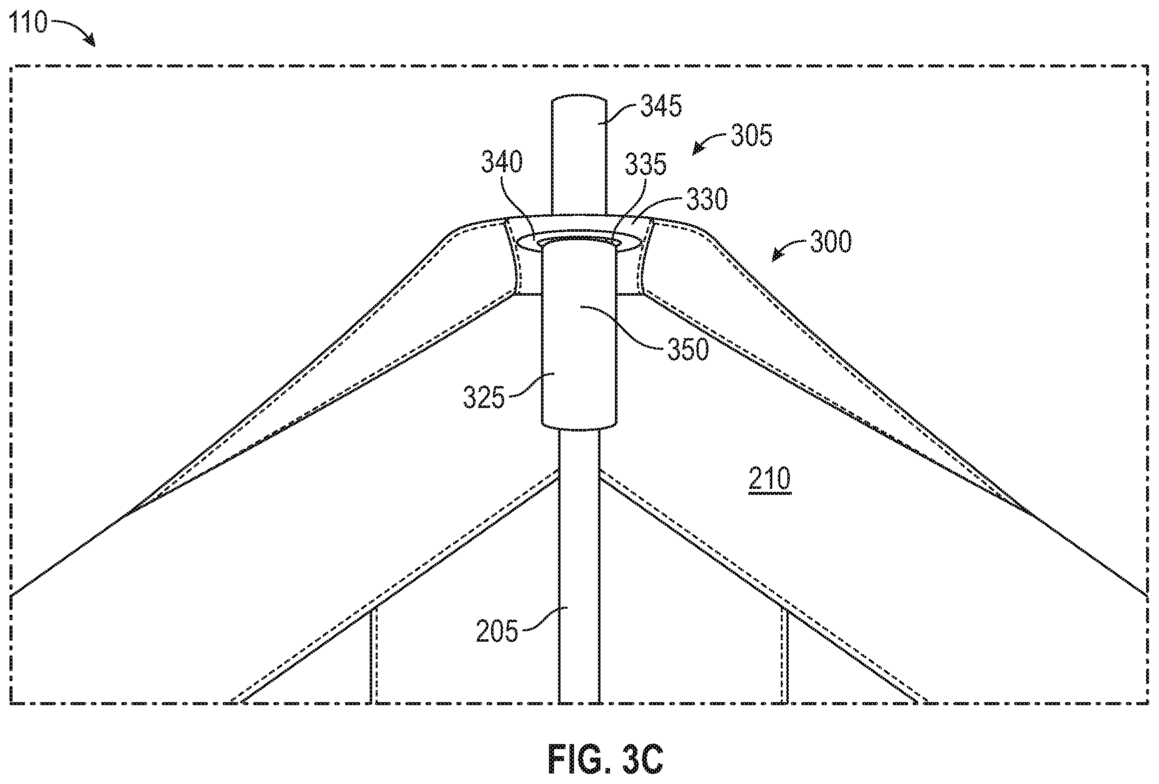 Patent US11814860 Figure 5 – Deployable and stowable roof structures for portable shelters, and associated methods