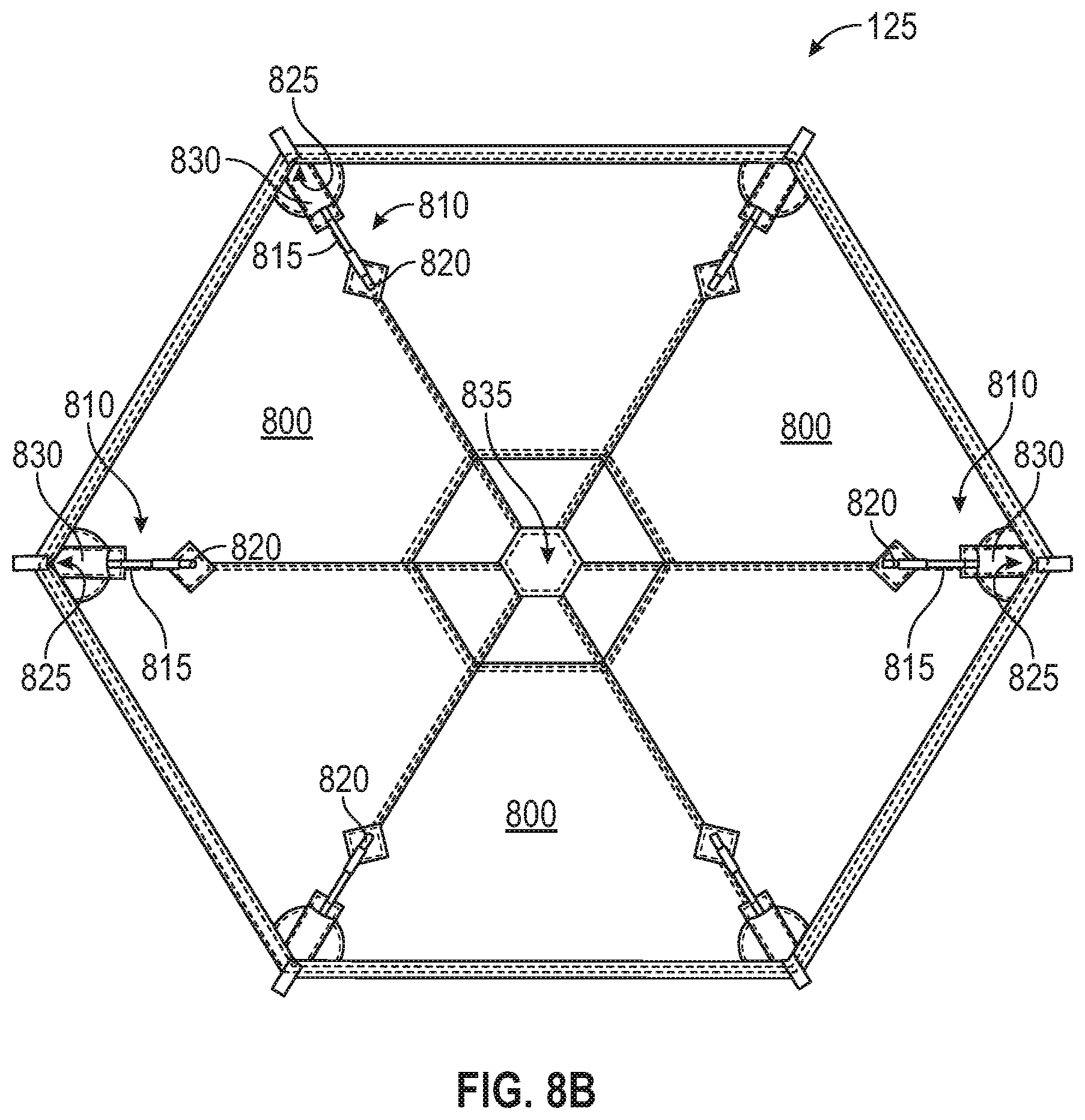 Patent US11814860 Figure 14 – Deployable and stowable roof structures for portable shelters, and associated methods