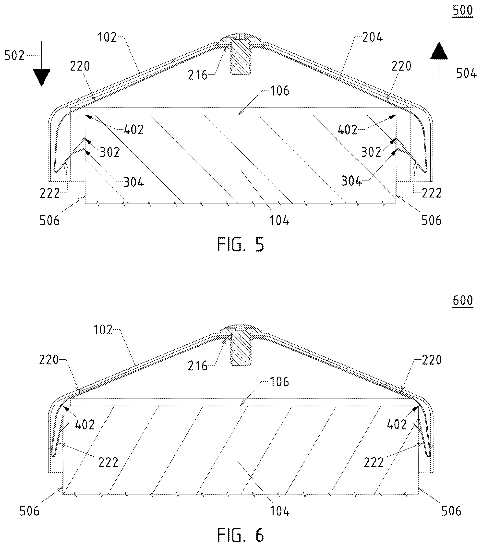 Patent US11814861 Figure 5 – Fence cap system