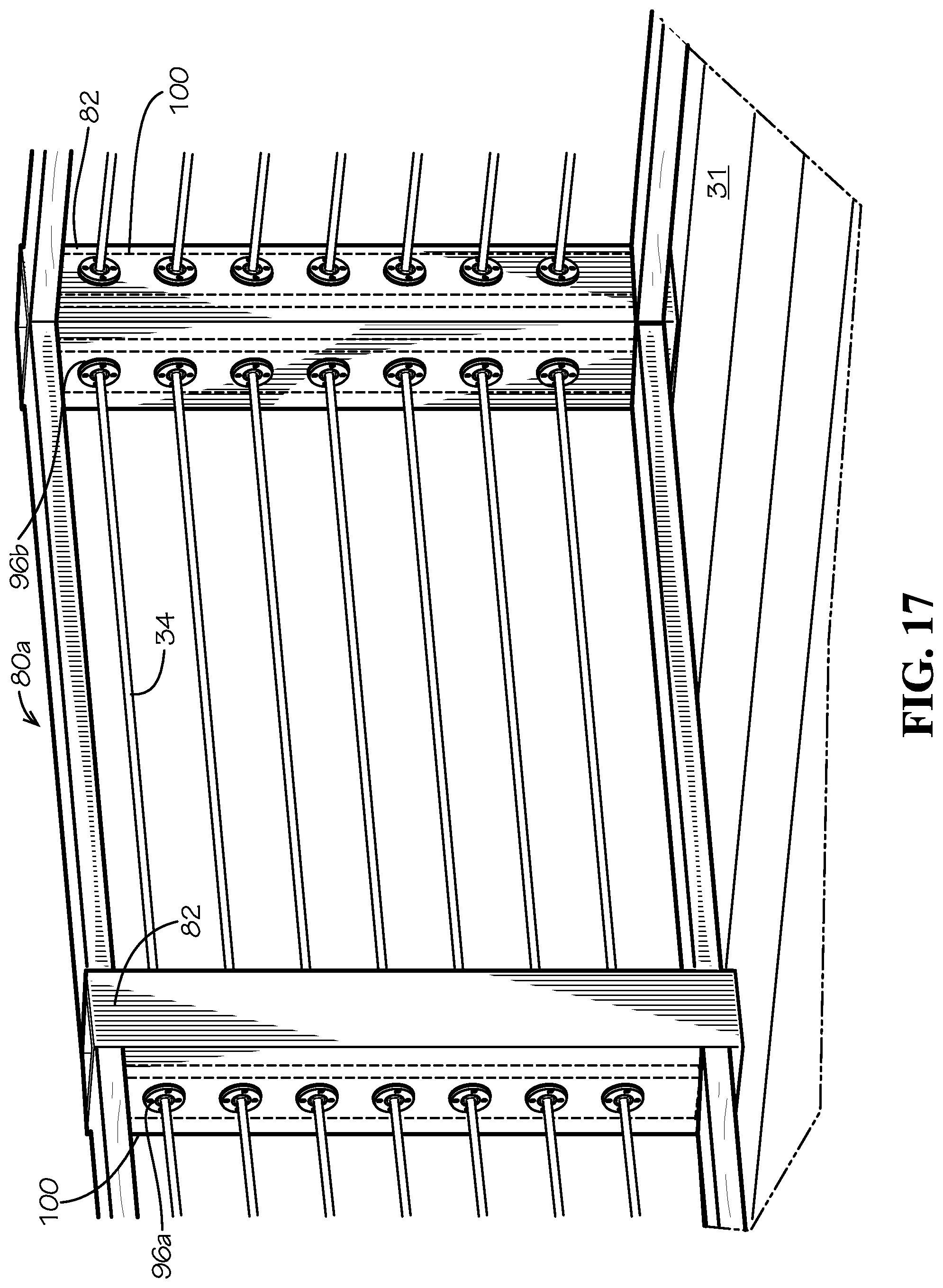 Patent US11814862 Figure 11 – Cable railing systems