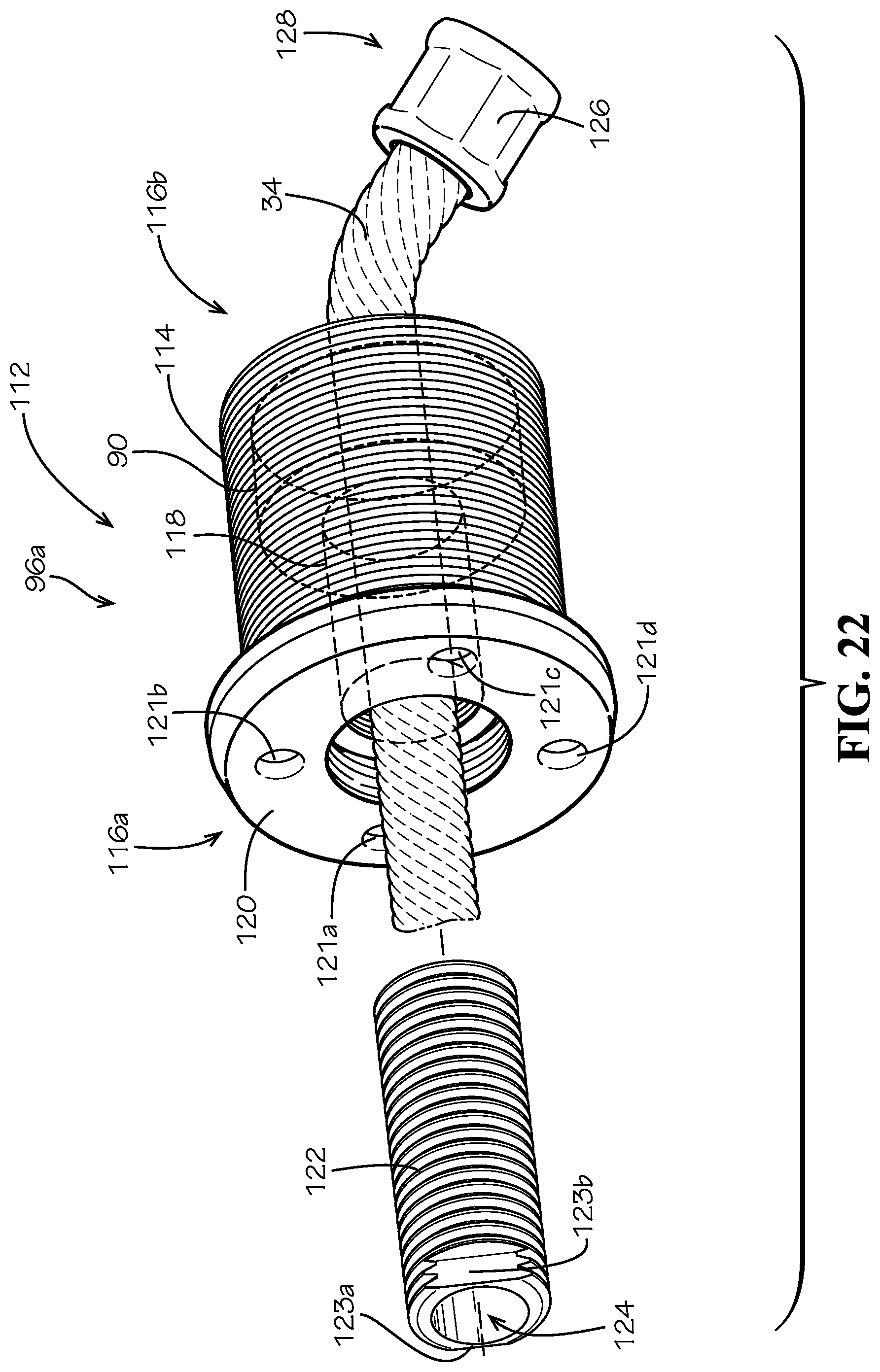 Patent US11814862 Figure 14 – Cable railing systems