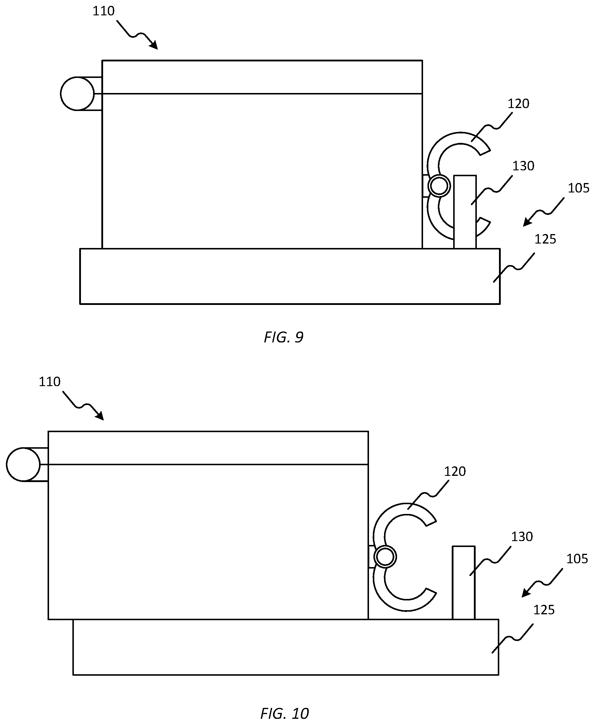 Patent US11814870 Figure 8 – Systems and methods of securing transport containers to attachment points