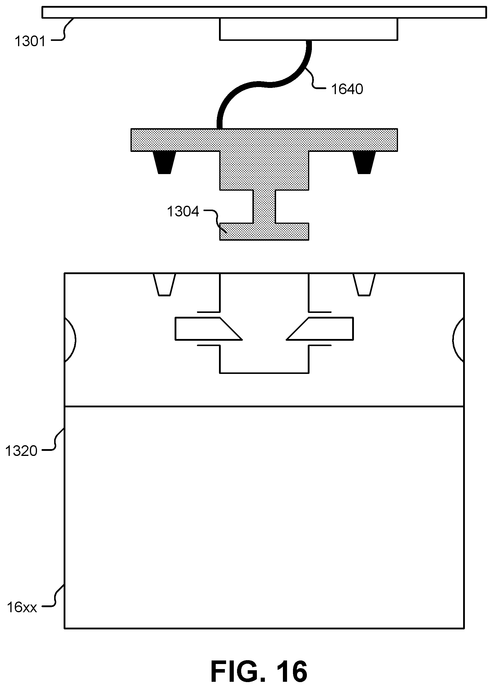 Patent US11814870 Figure 13 – Systems and methods of securing transport containers to attachment points