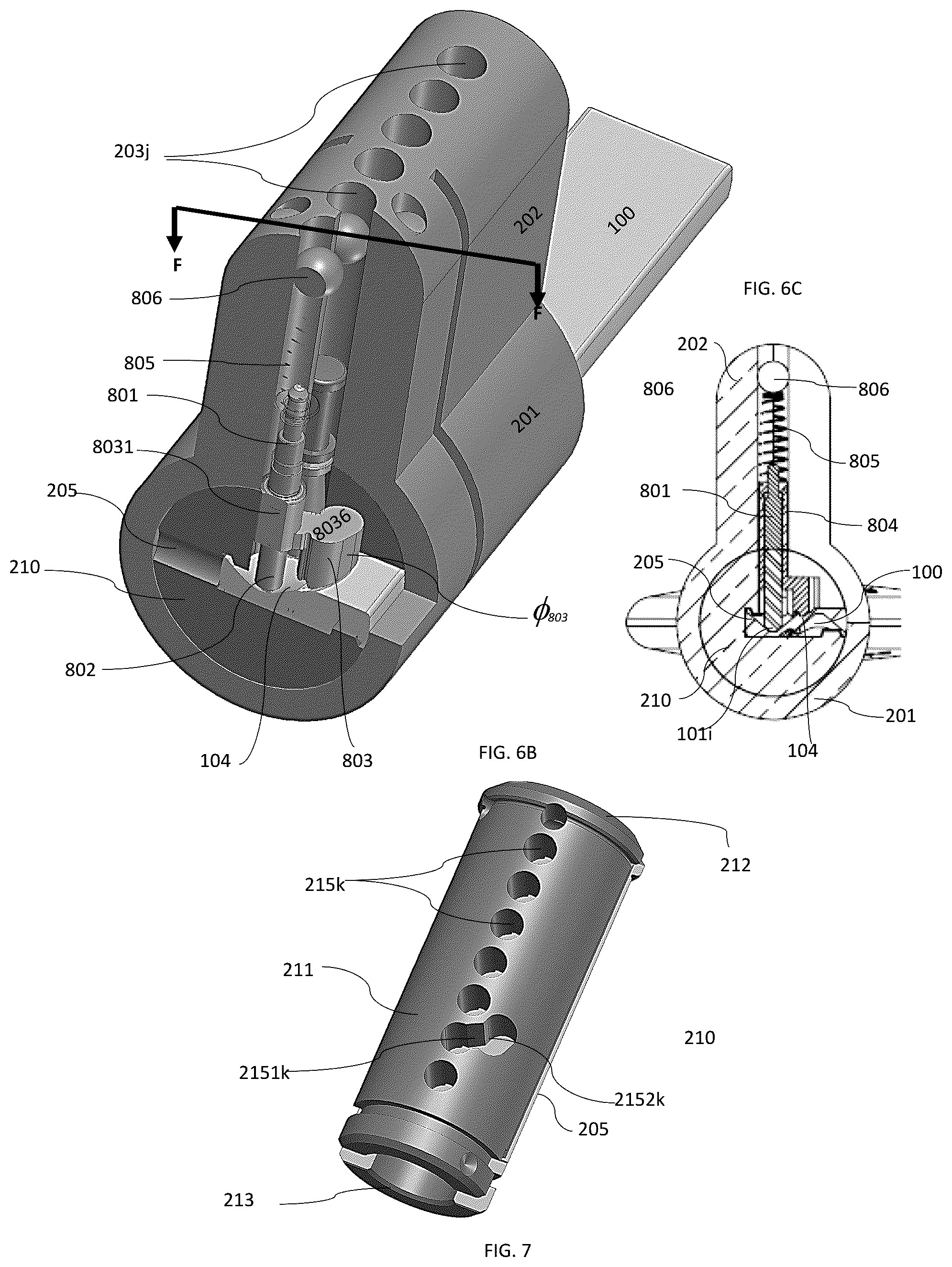 Patent US11814871 Figure 4 – Locking pin assemblies and uses thereof